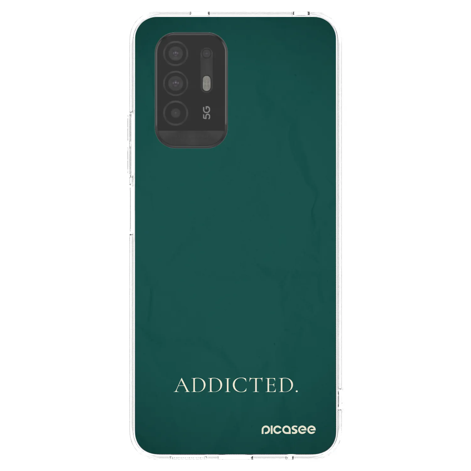 Picasee silikonska prozirna maskica za OPPO A94 5G - Addicted