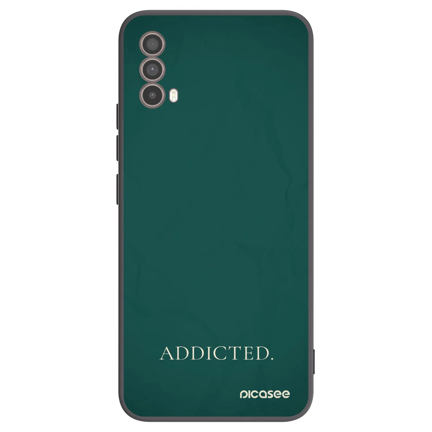 Picasee crna silikonska maskica za Motorola Moto E40 - Addicted