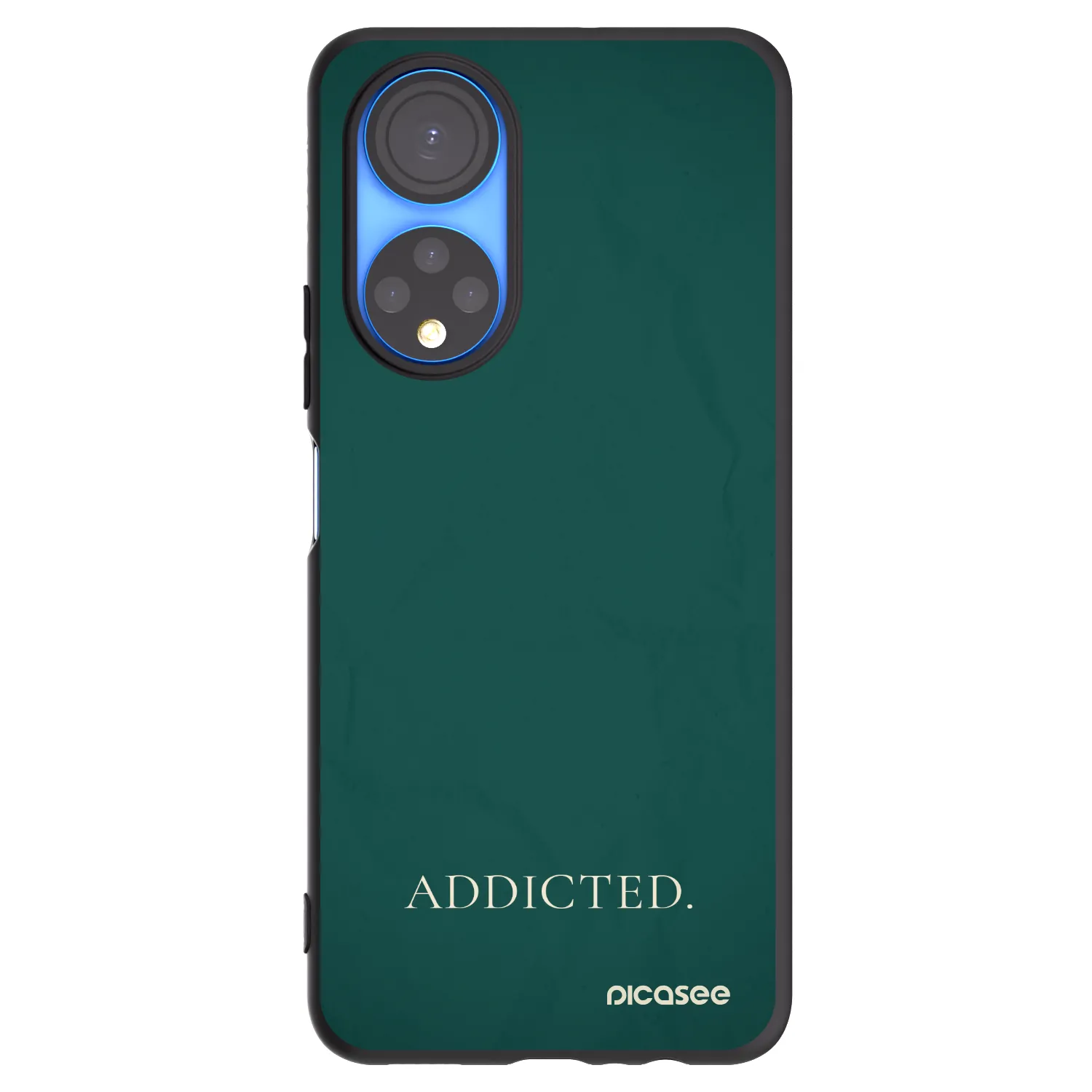 Picasee crna silikonska maskica za Honor X7 - Addicted