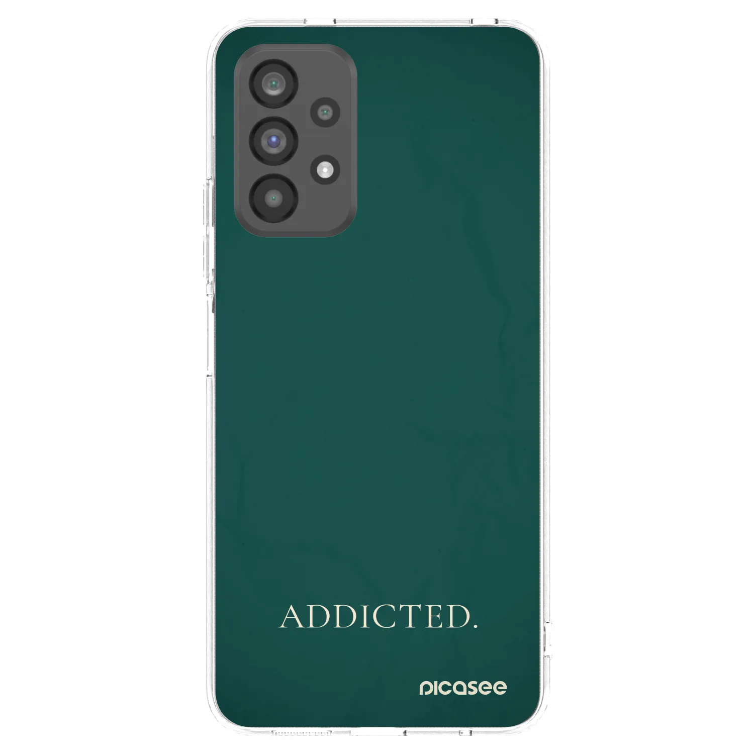 Picasee silikonska prozirna maskica za Samsung Galaxy A73 5G - Addicted