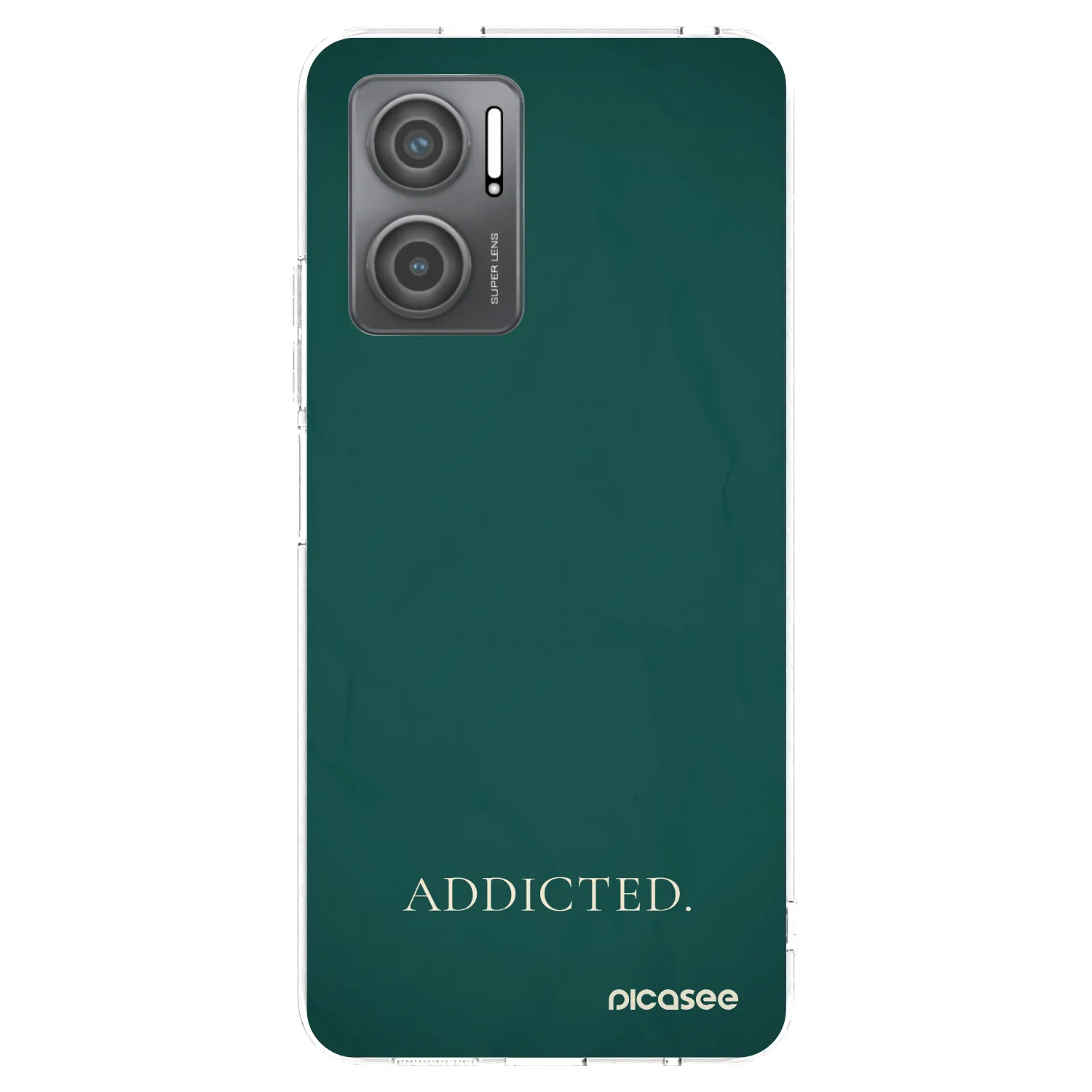 Picasee silikonska prozirna maskica za Xiaomi Redmi 10 5G - Addicted