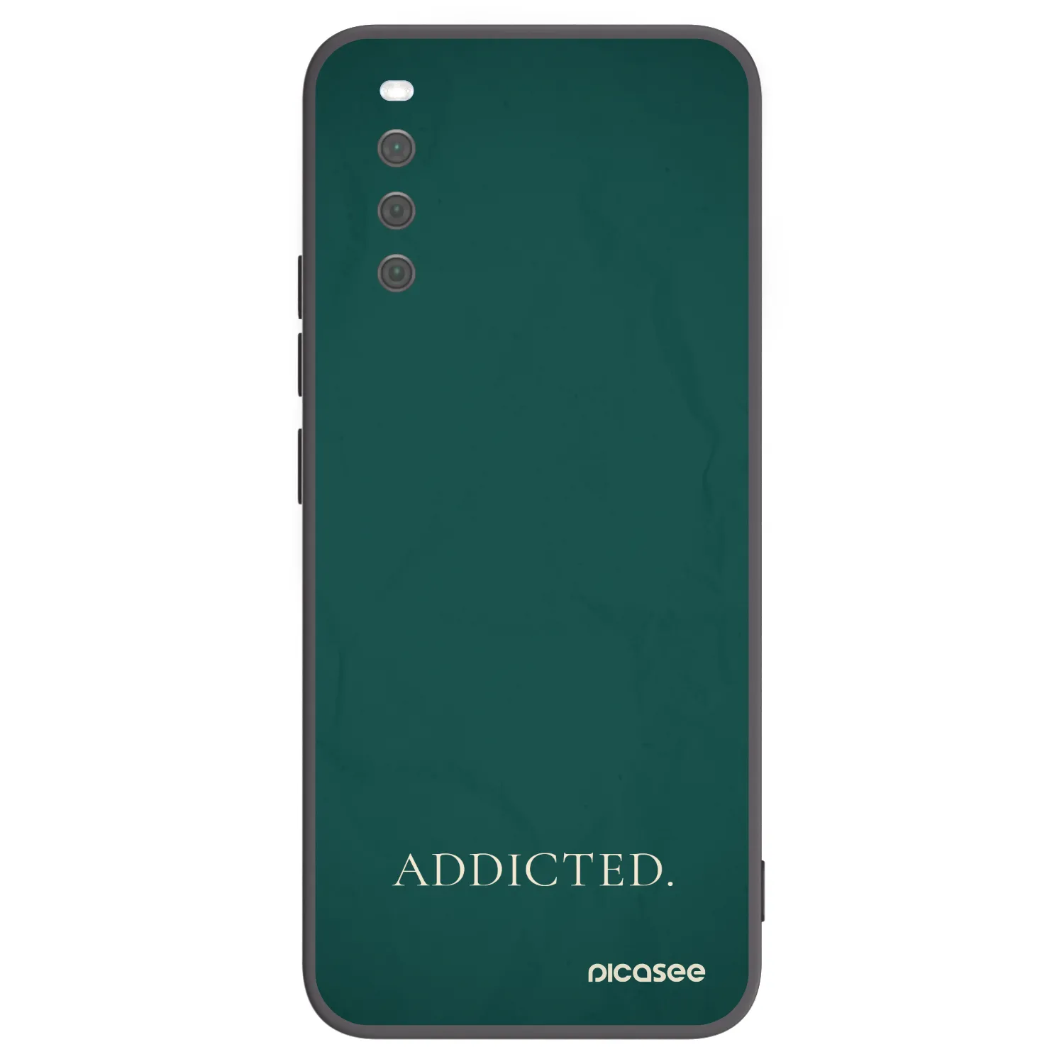 Picasee crna silikonska maskica za Sony Xperia 10 III - Addicted