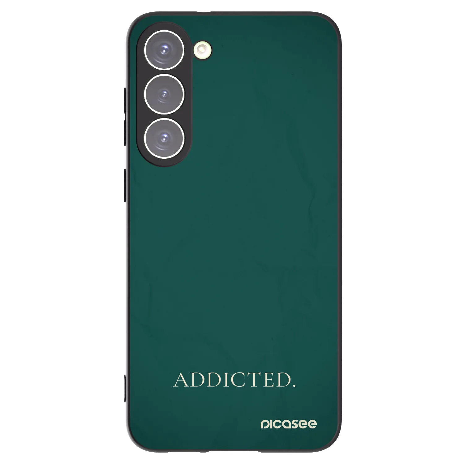Picasee crna silikonska maskica za Samsung Galaxy S23+ 5G - Addicted