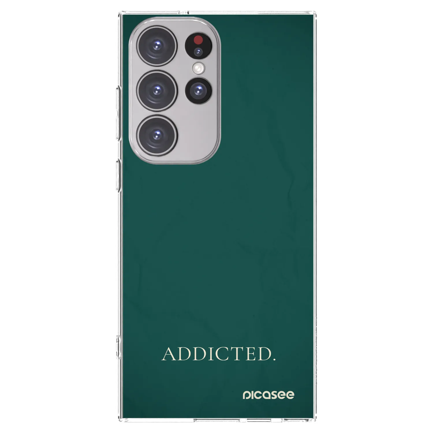 Picasee silikonska prozirna maskica za Samsung Galaxy S23 Ultra 5G - Addicted