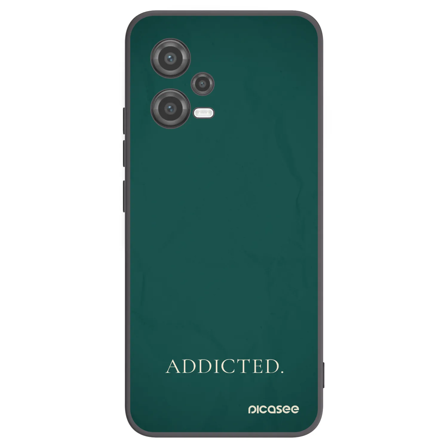 Picasee crna silikonska maskica za Xiaomi Poco X5 - Addicted