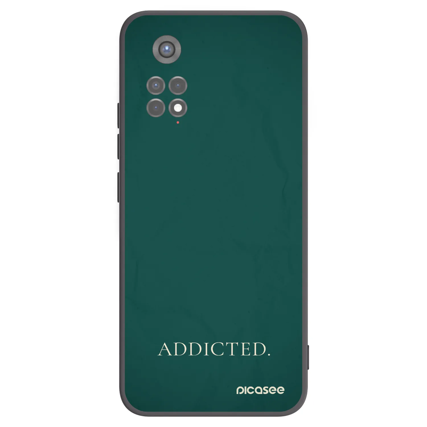 Picasee crna silikonska maskica za Xiaomi Redmi Note 11S 5G - Addicted