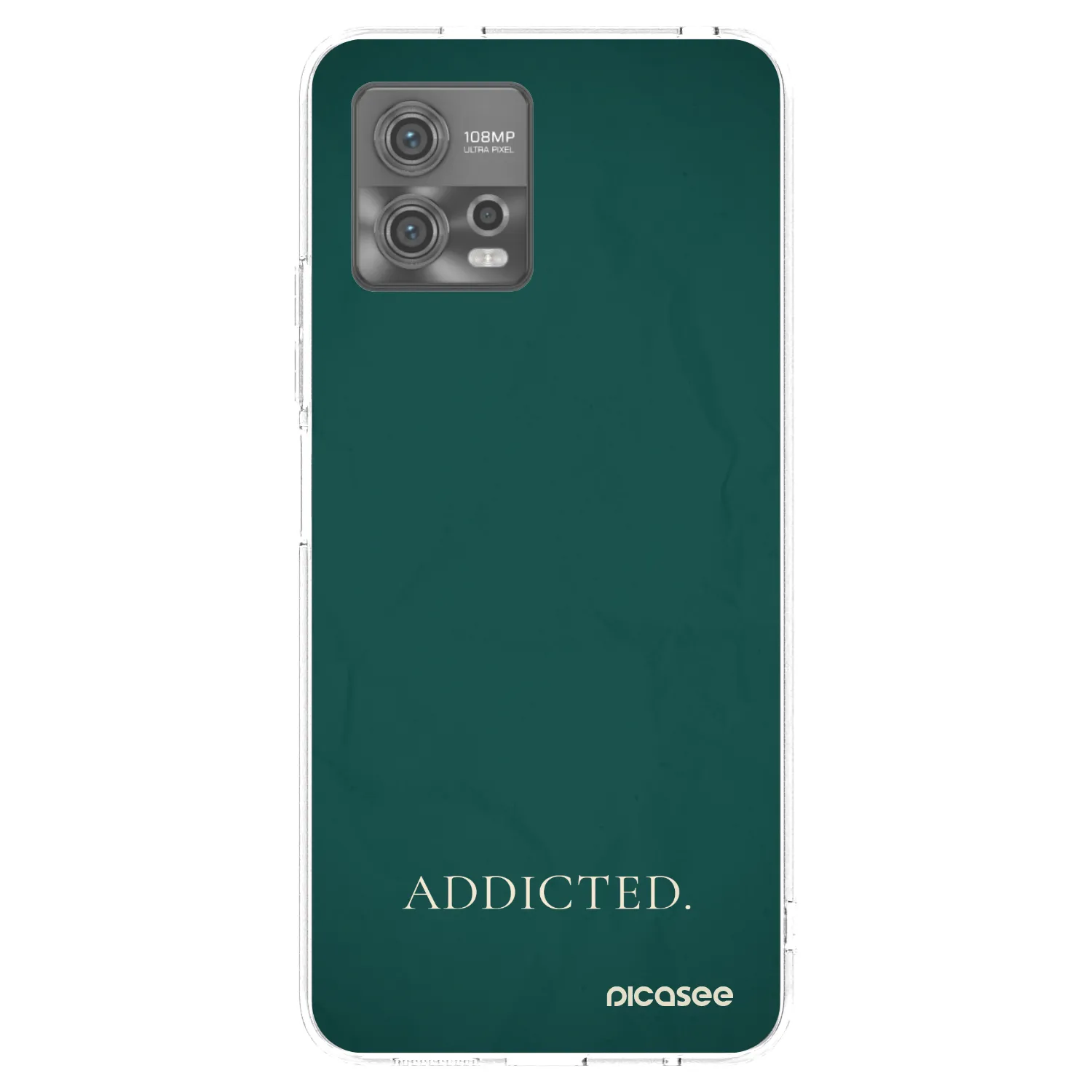 Picasee silikonska prozirna maskica za Motorola Moto G72 - Addicted