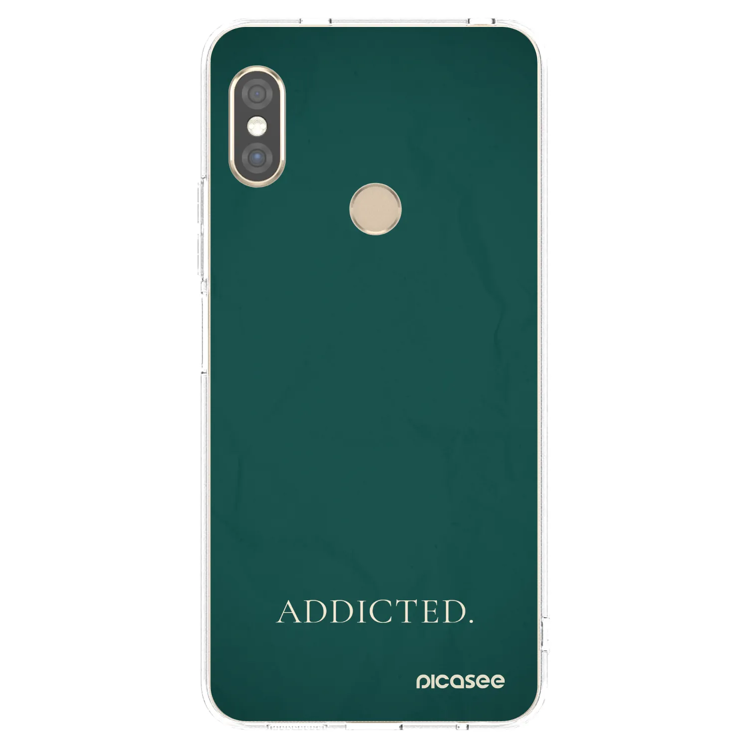 Picasee silikonska prozirna maskica za Xiaomi Redmi Note 5 Global - Addicted