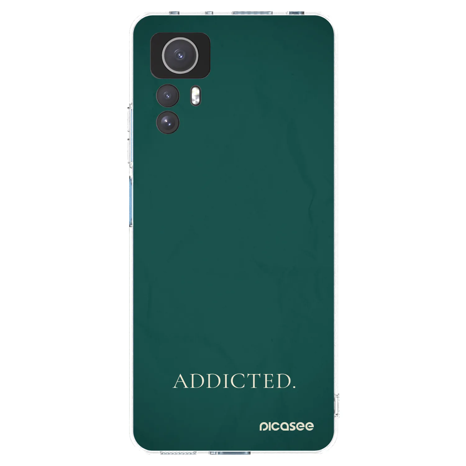Picasee silikonska prozirna maskica za Xiaomi Redmi Note 12S - Addicted
