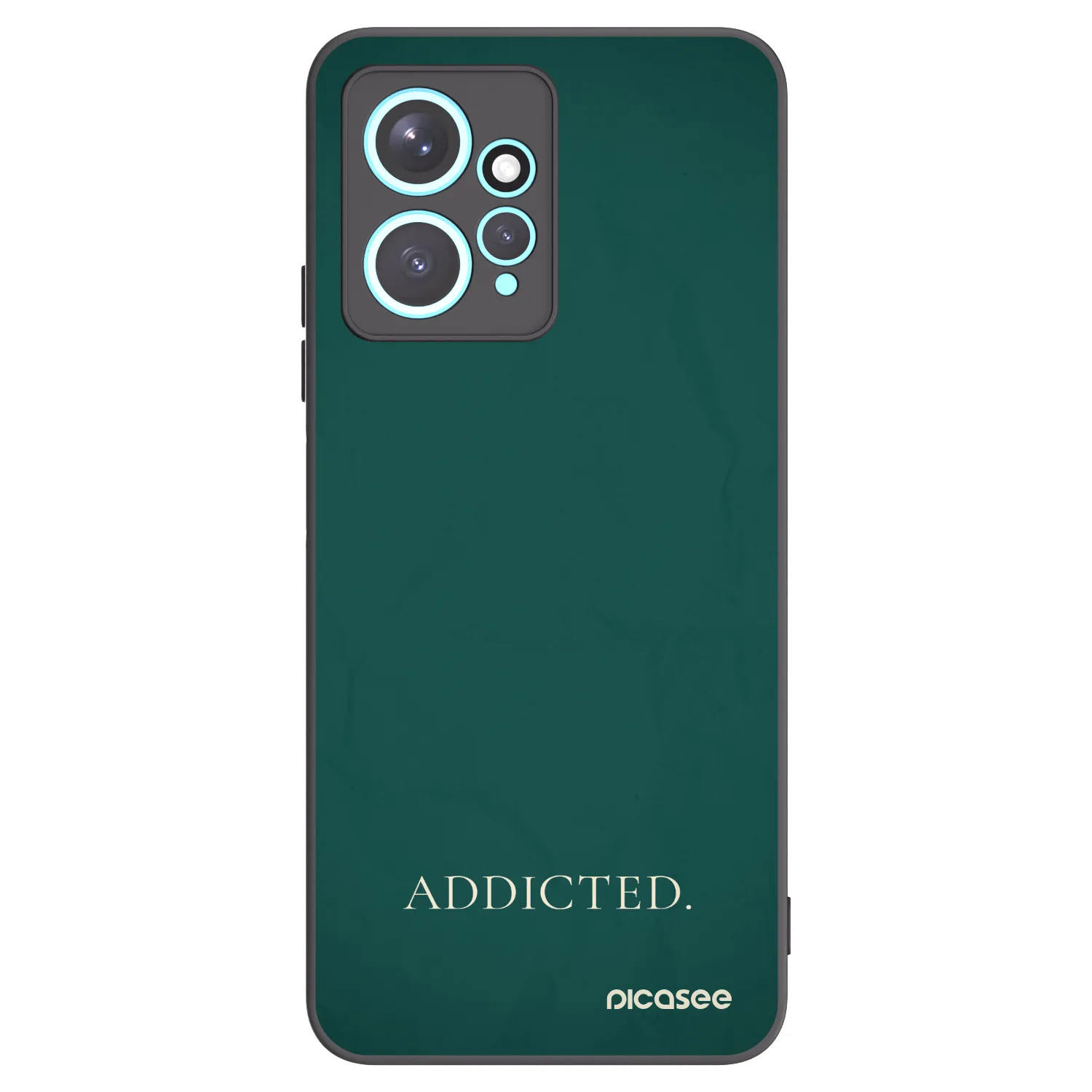 Picasee crna silikonska maskica za Xiaomi Redmi Note 12 4G - Addicted