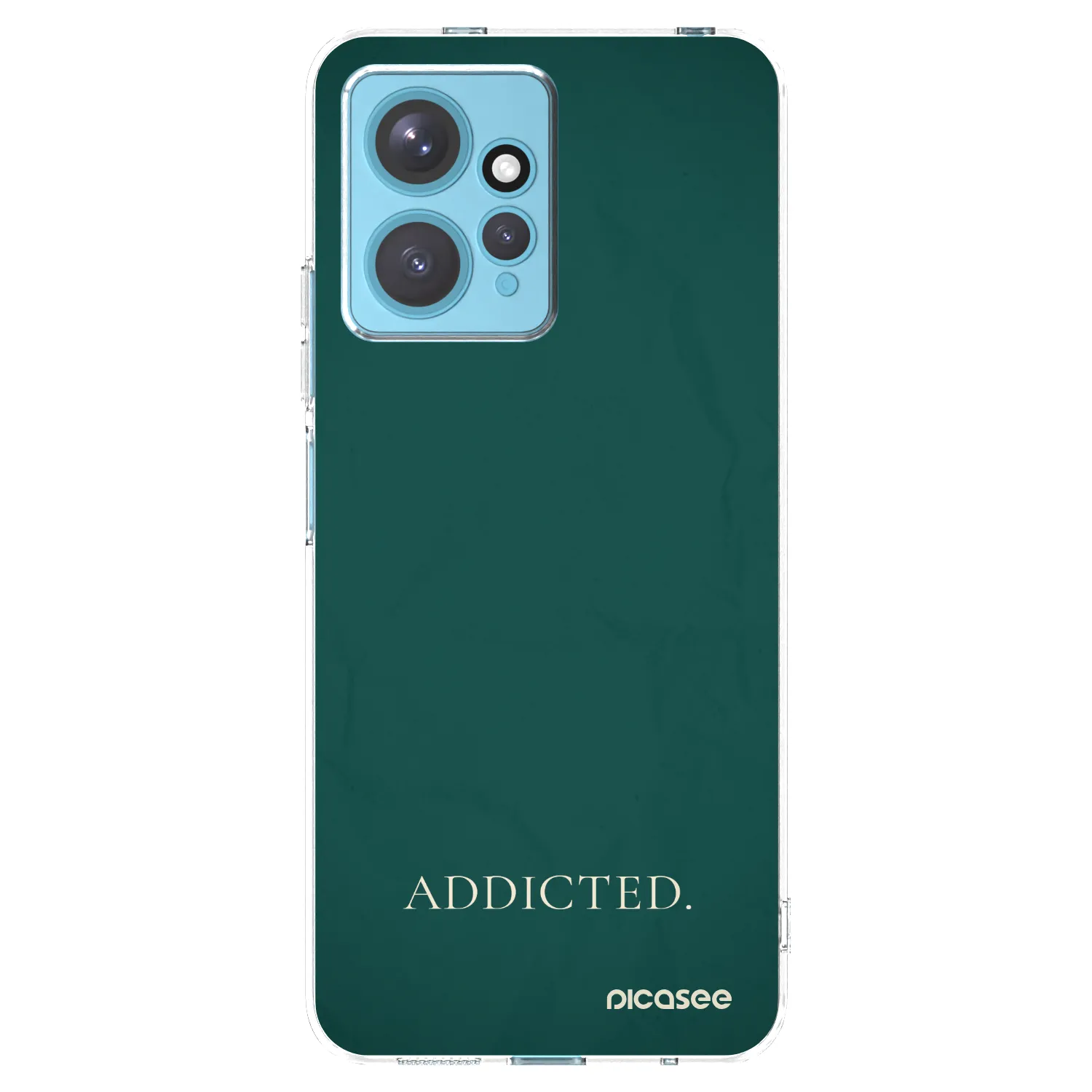 Picasee silikonska prozirna maskica za Xiaomi Redmi Note 12 4G - Addicted