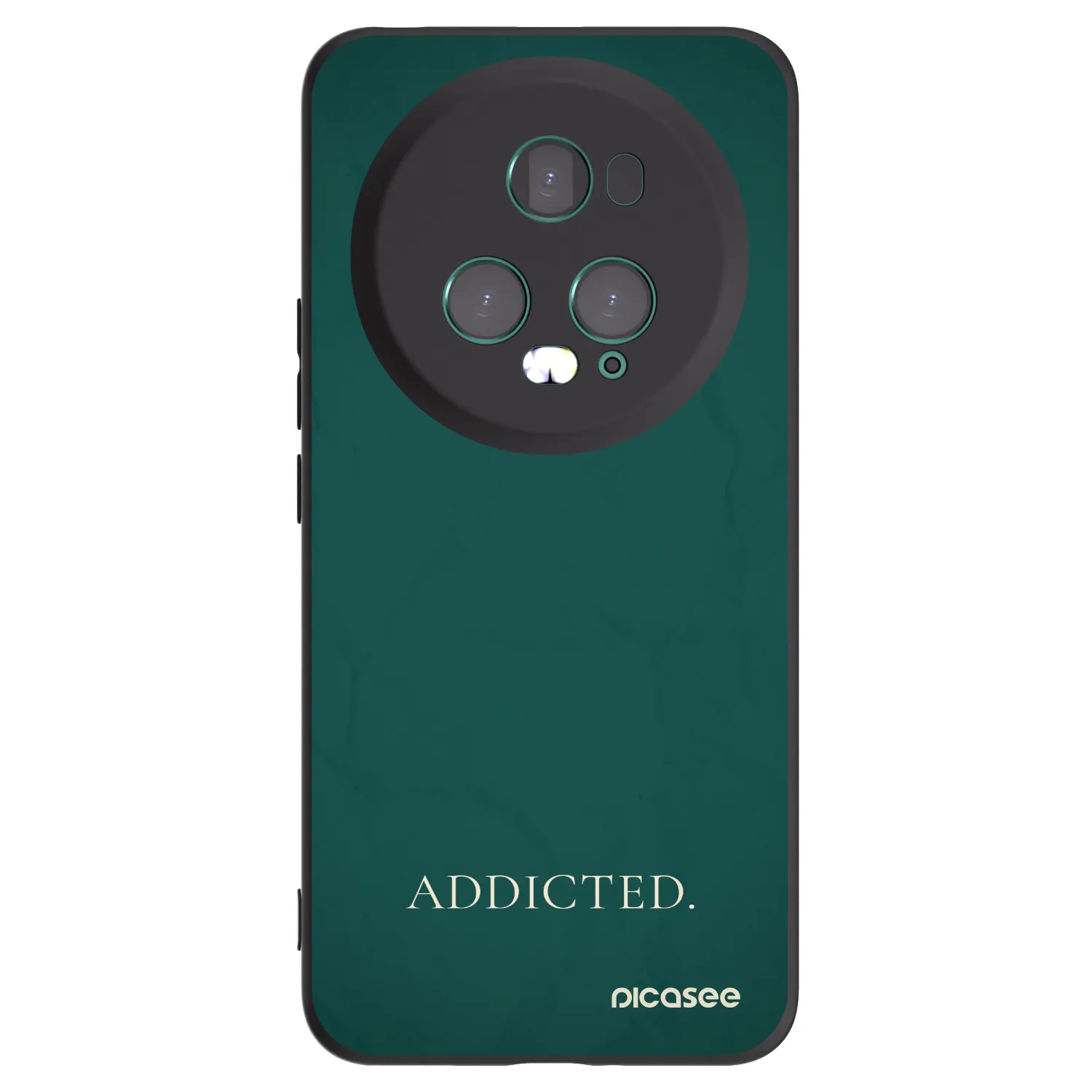 Picasee crna silikonska maskica za Honor Magic5 Pro - Addicted