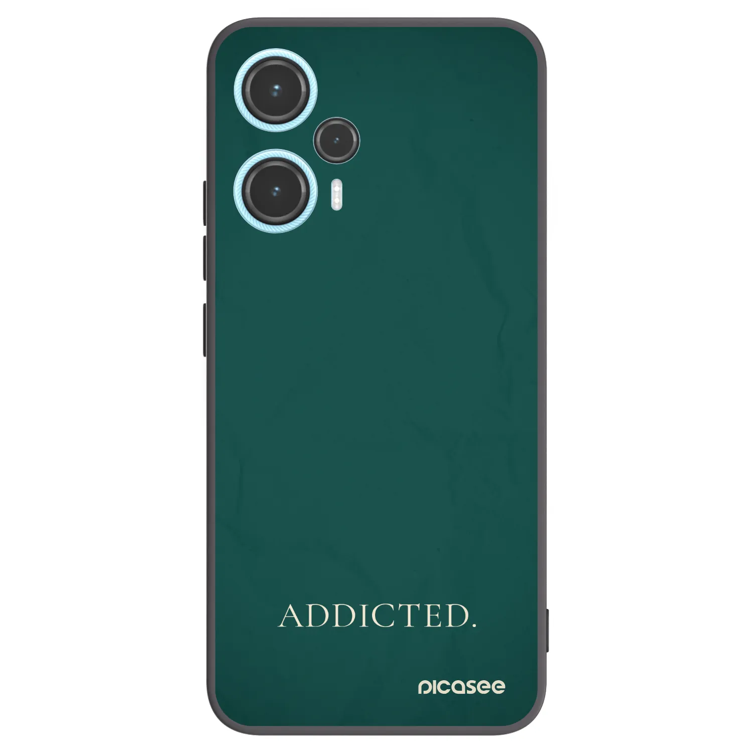 Picasee crna silikonska maskica za Xiaomi Poco F5 - Addicted