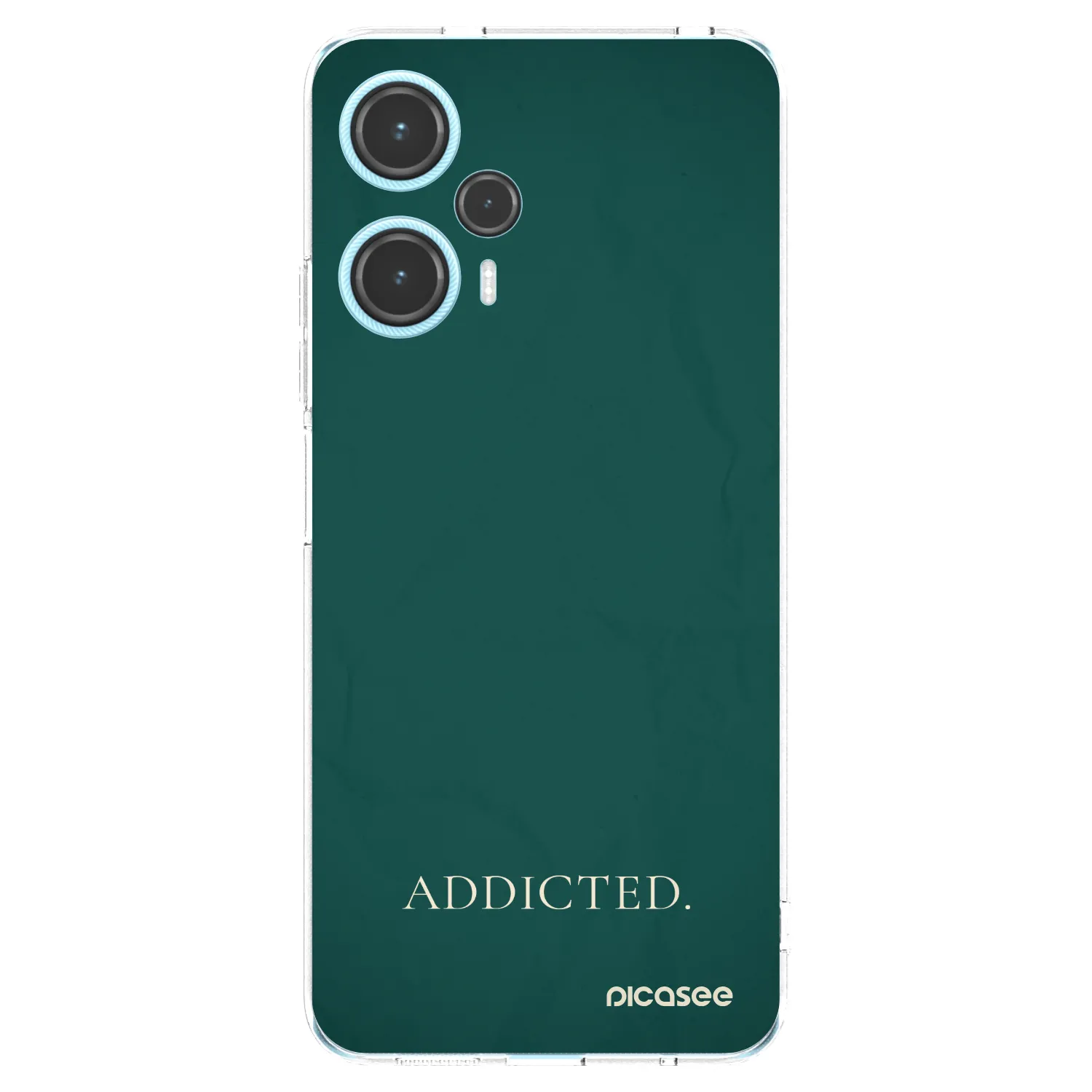 Picasee silikonska prozirna maskica za Xiaomi Poco F5 - Addicted