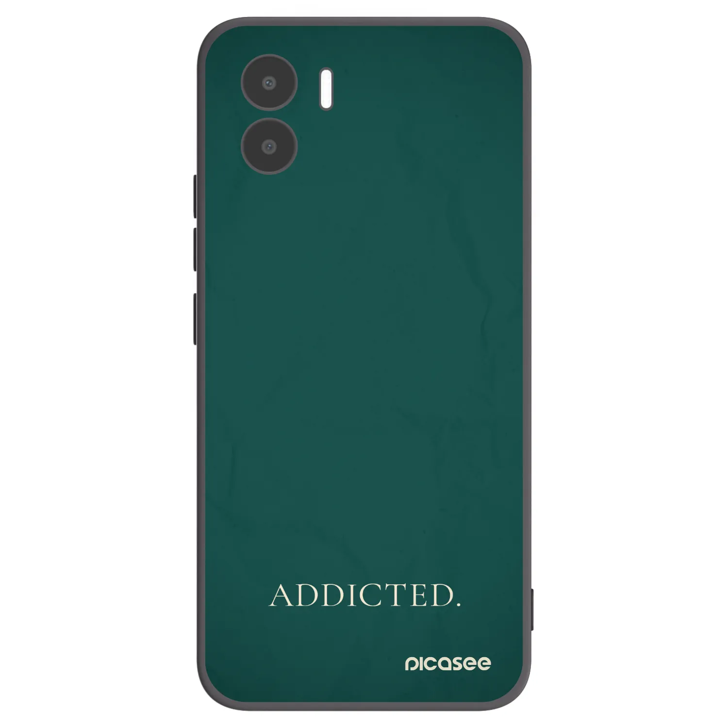 Picasee crna silikonska maskica za Xiaomi Redmi A2 - Addicted