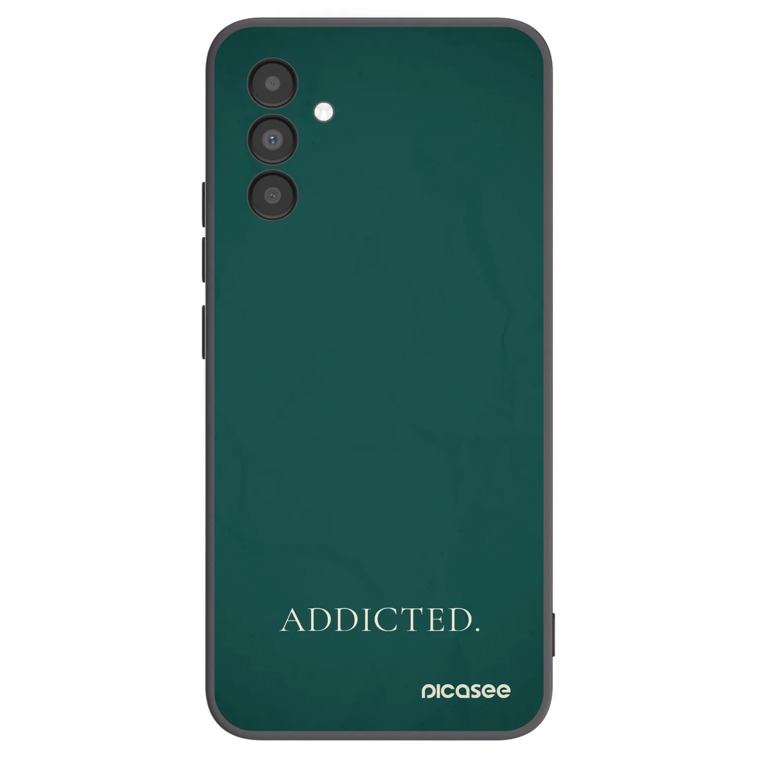 Picasee crna silikonska maskica za Samsung Galaxy A04s A047F - Addicted