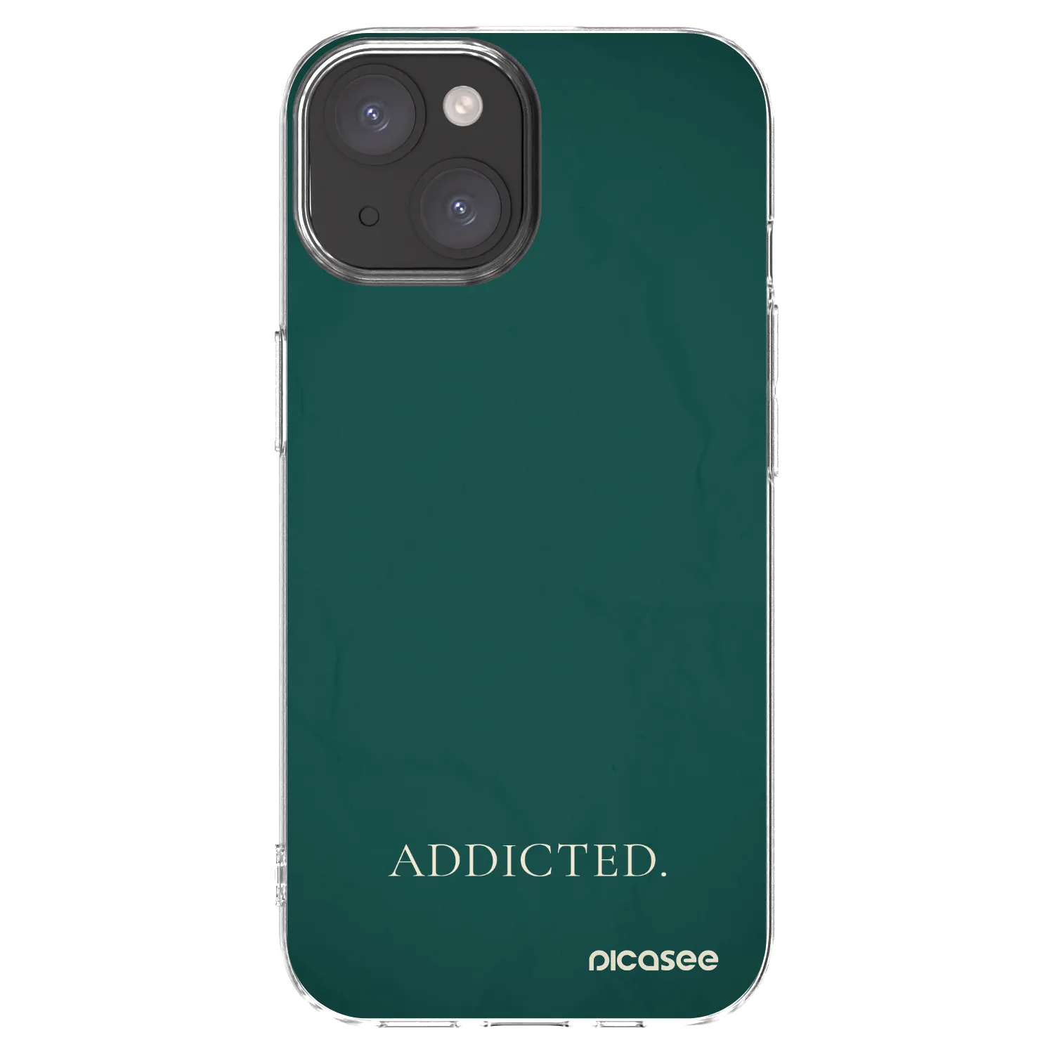 Picasee silikonska prozirna maskica za Apple iPhone 15 - Addicted