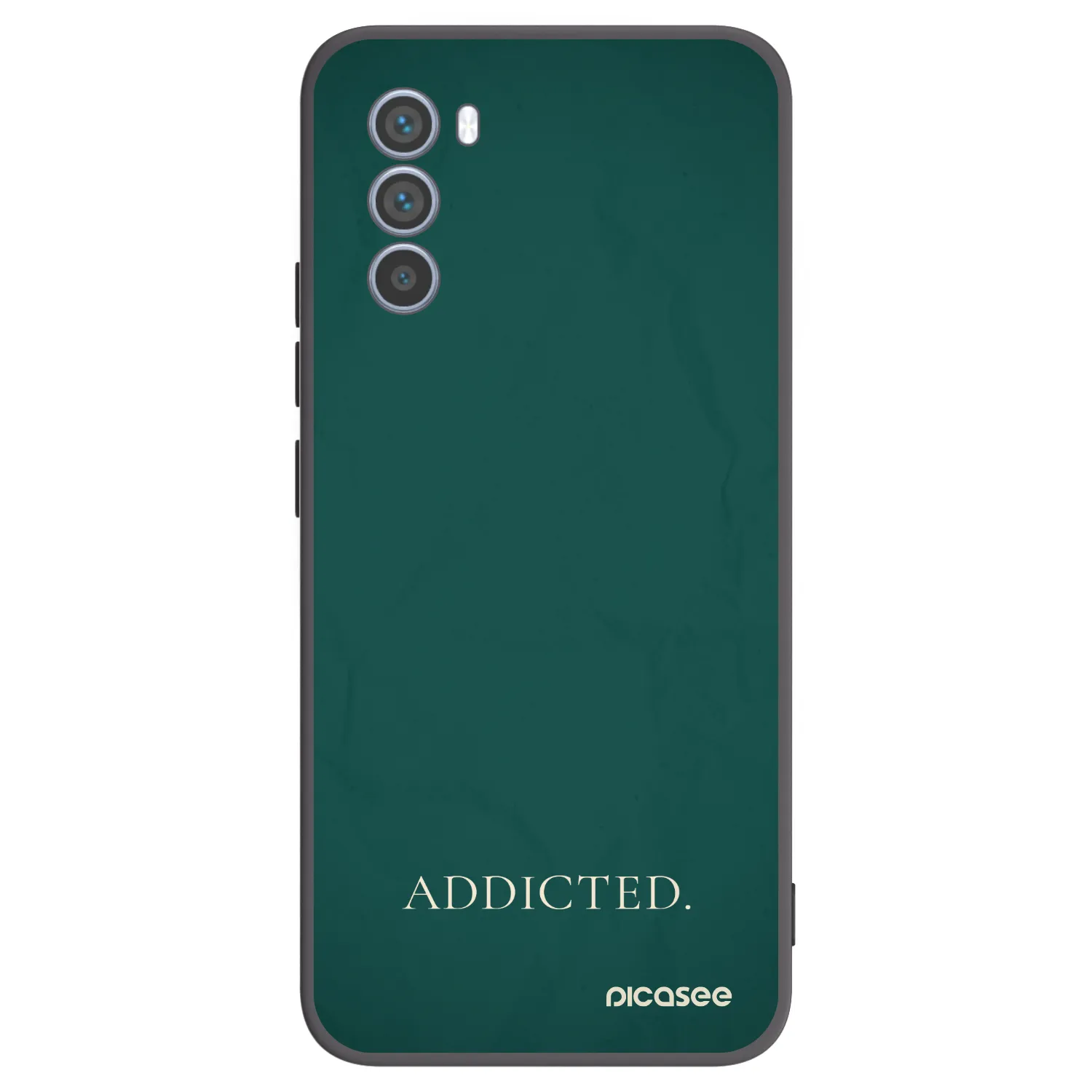 Picasee crna silikonska maskica za Motorola Moto G62 - Addicted