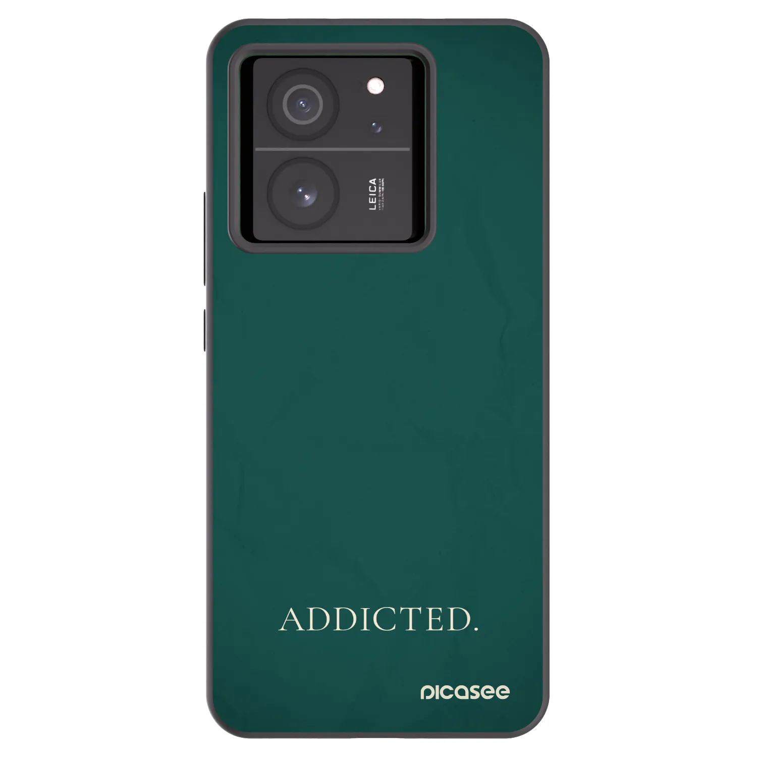 Picasee crna silikonska maskica za Xiaomi 13T Pro - Addicted