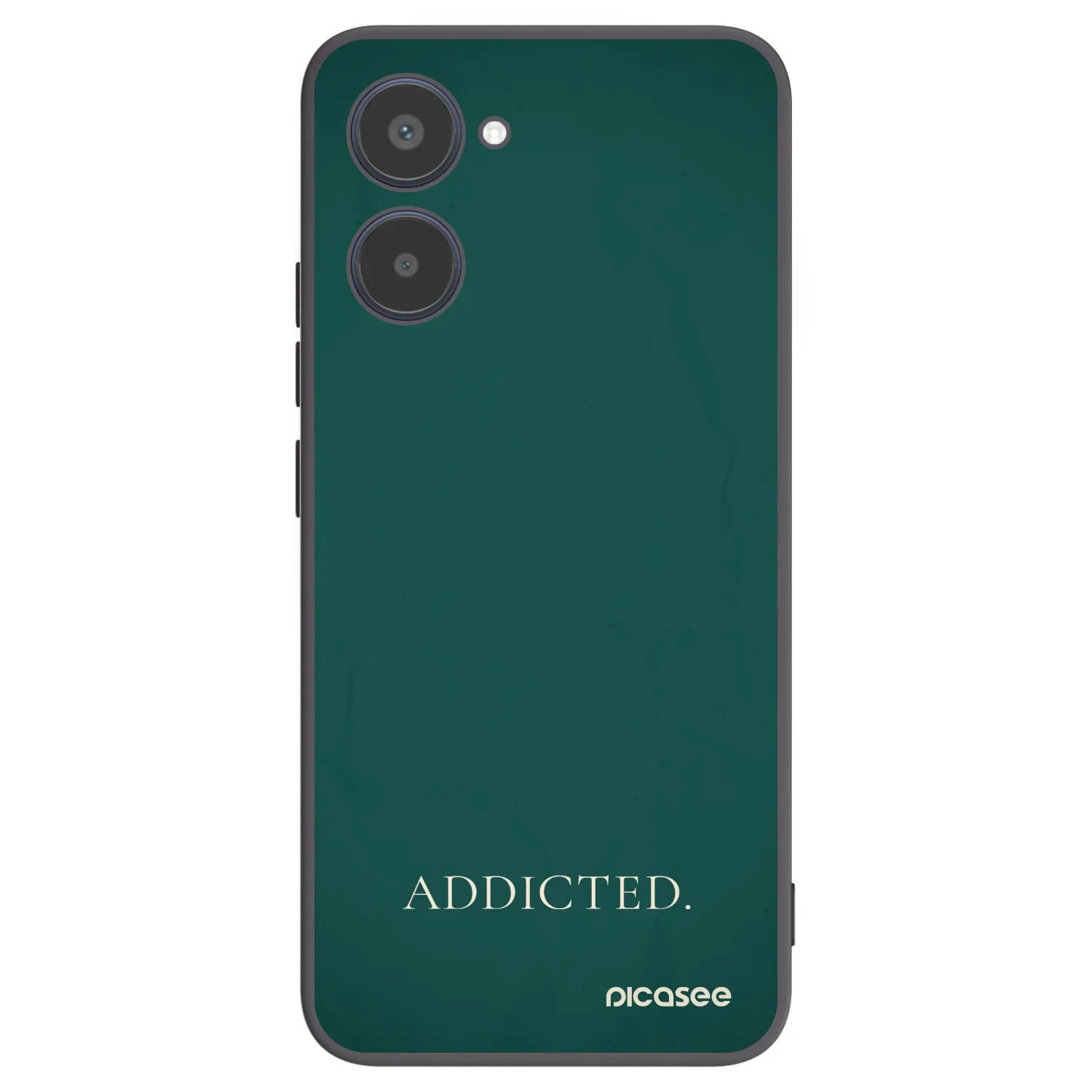 Picasee crna silikonska maskica za Realme 10 4G - Addicted
