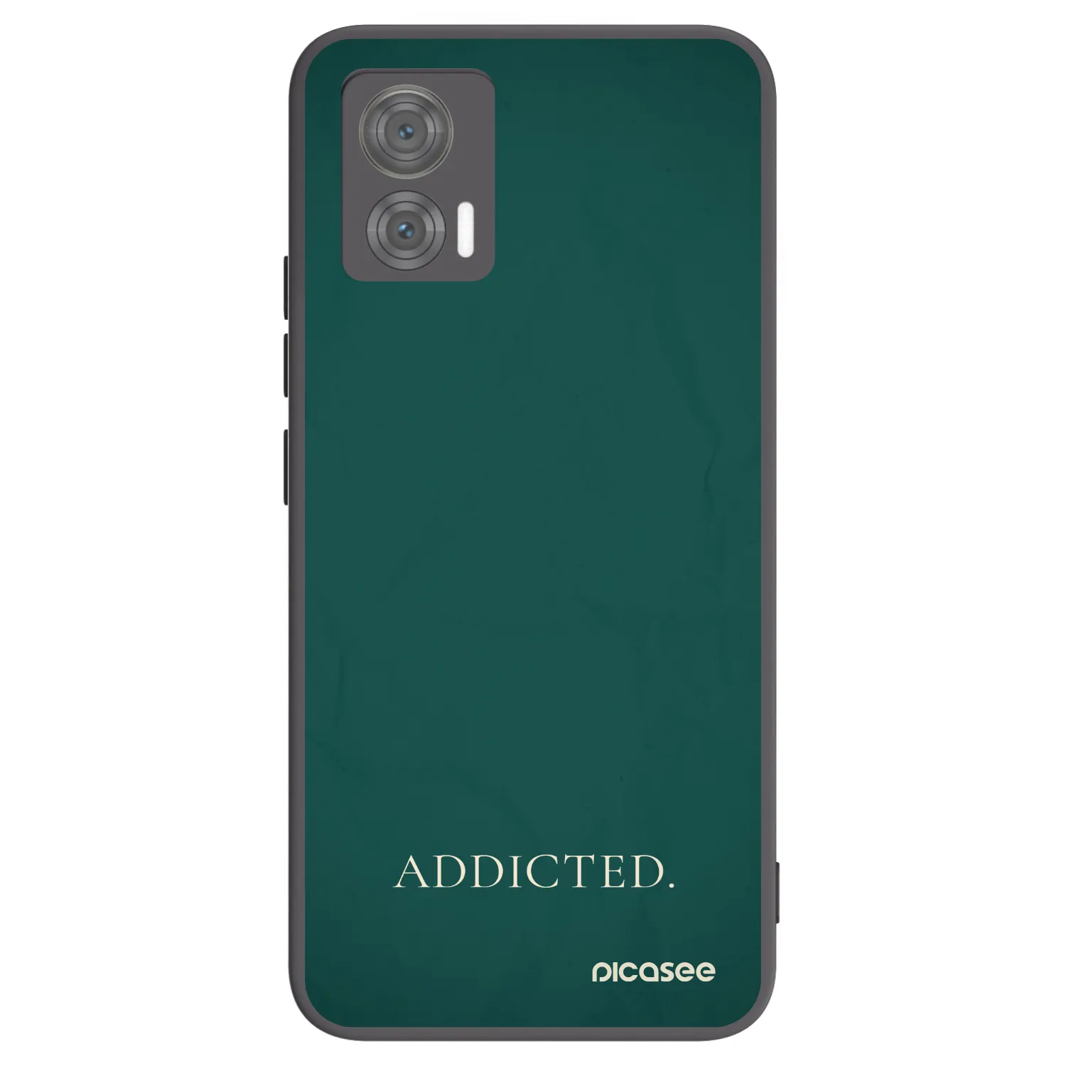 Picasee crna silikonska maskica za Motorola Edge 30 Neo - Addicted