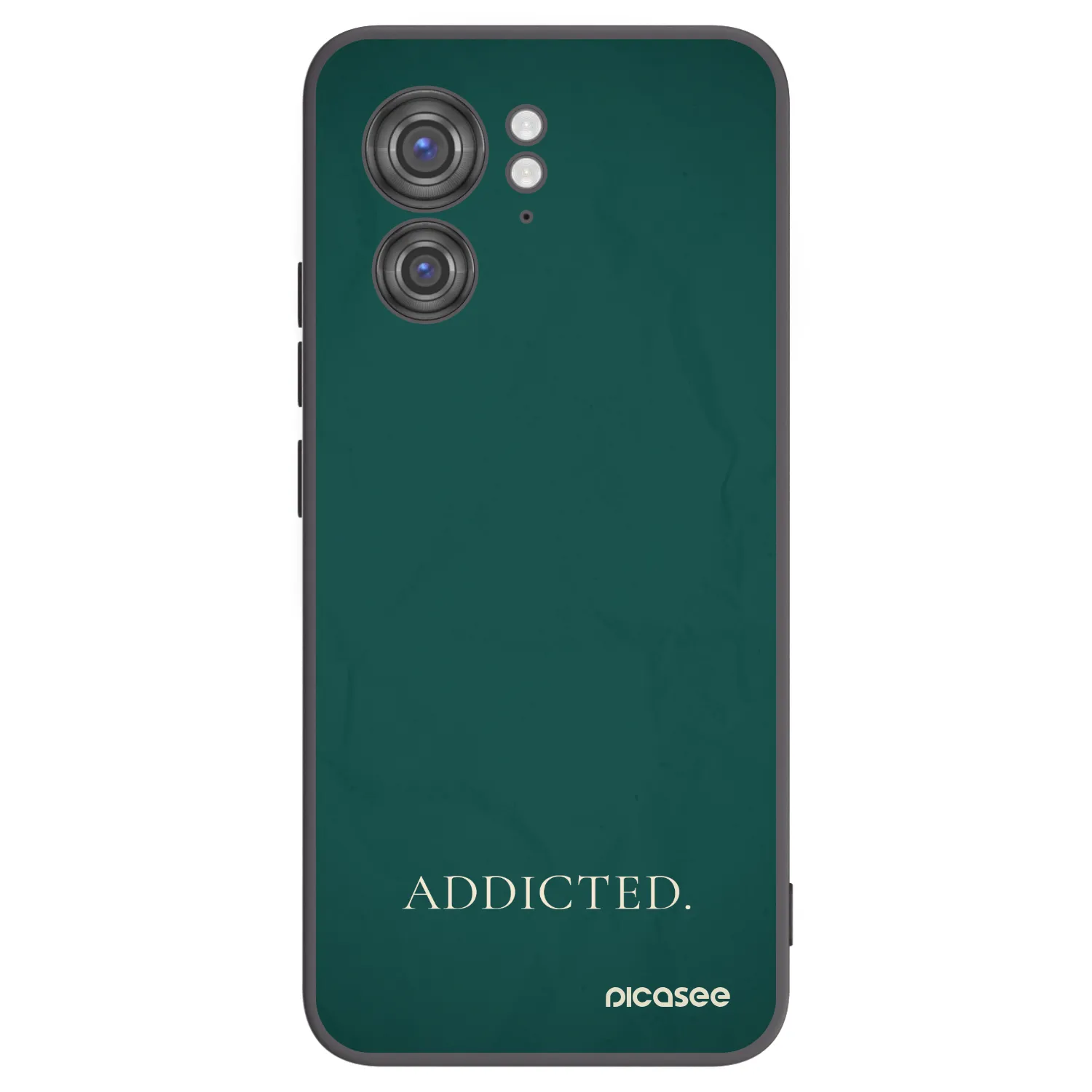 Picasee crna silikonska maskica za Motorola Edge 40 - Addicted