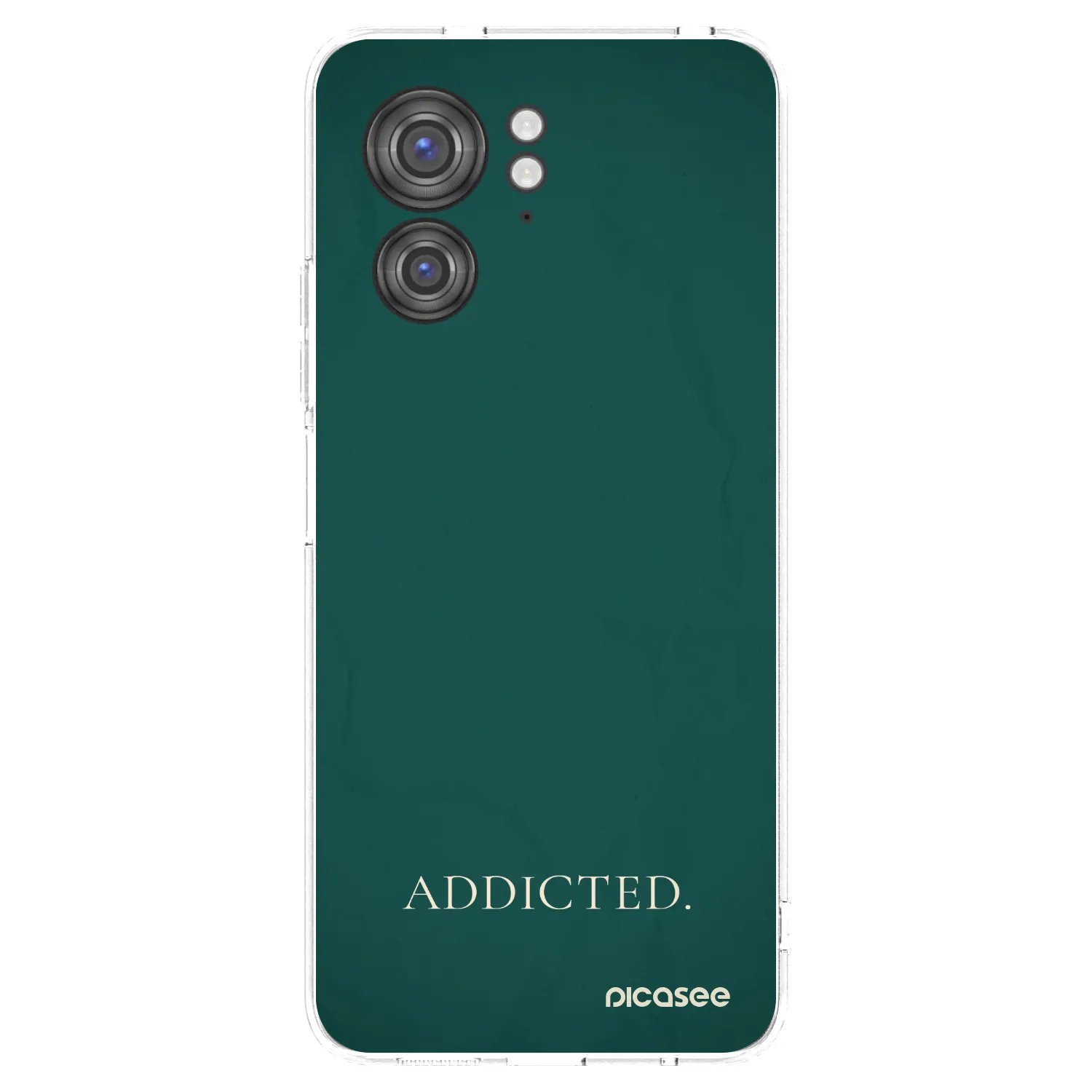 Picasee silikonska prozirna maskica za Motorola Edge 40 - Addicted