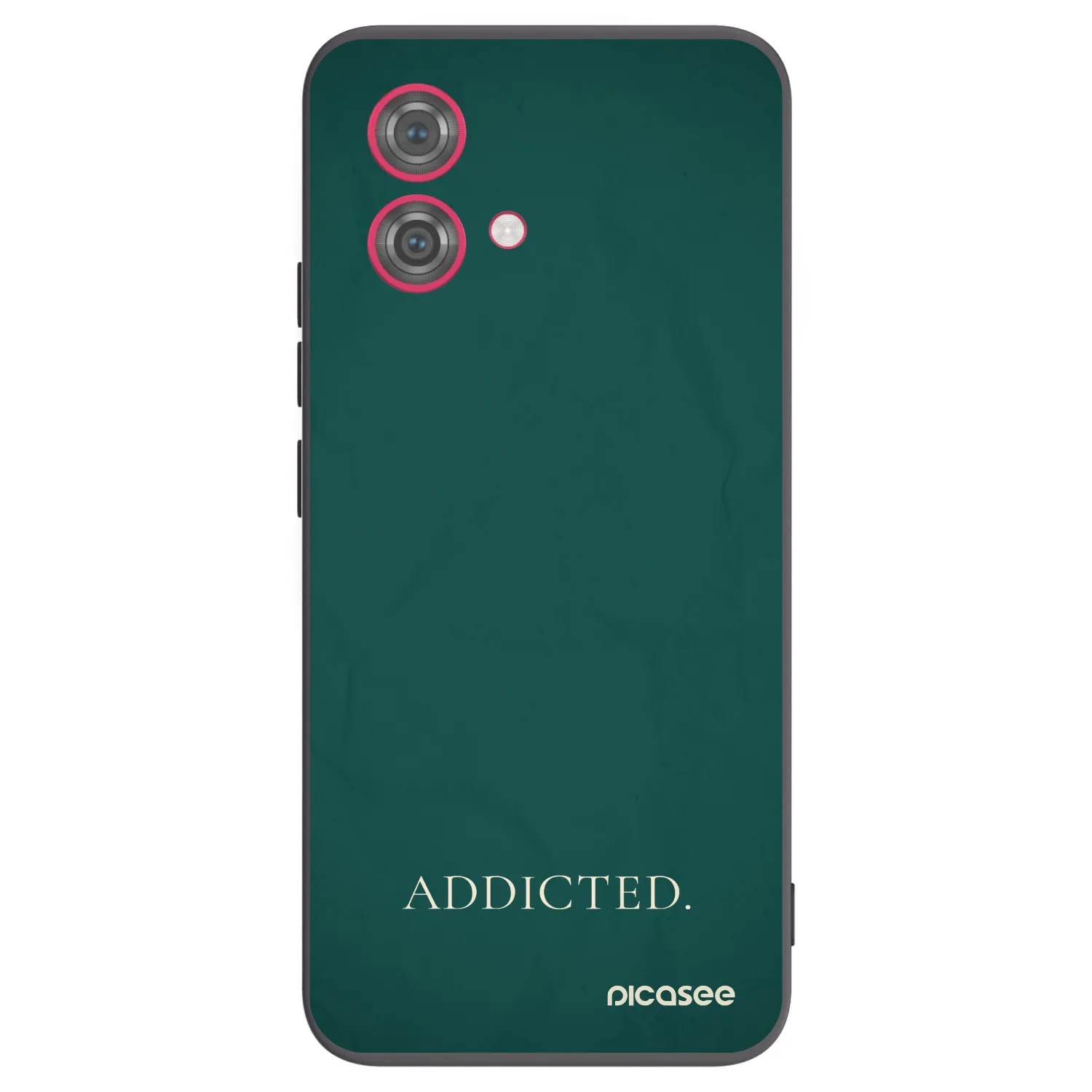 Picasee crna silikonska maskica za Motorola Moto G84 5G - Addicted