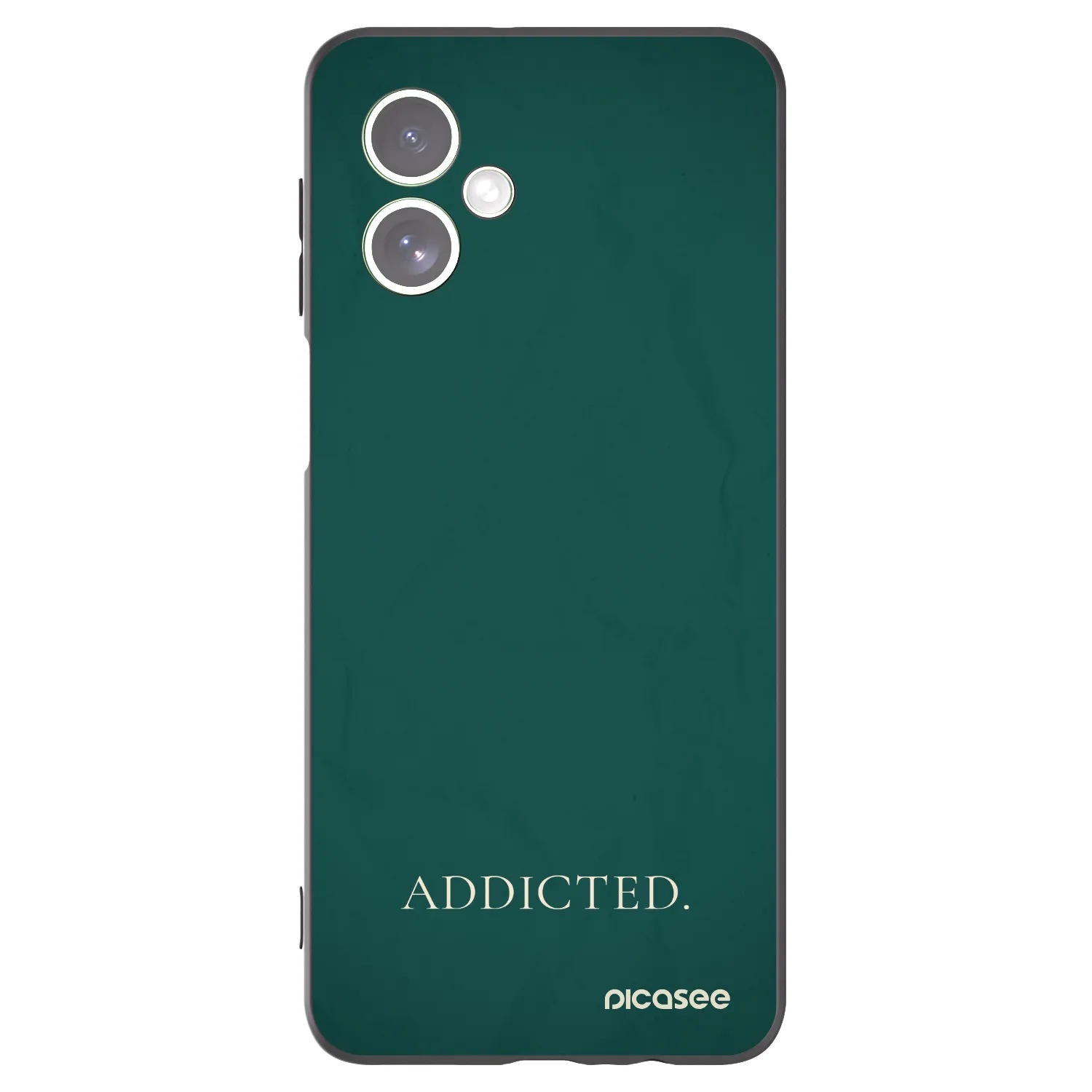 Picasee crna silikonska maskica za Motorola Moto G54 5G - Addicted
