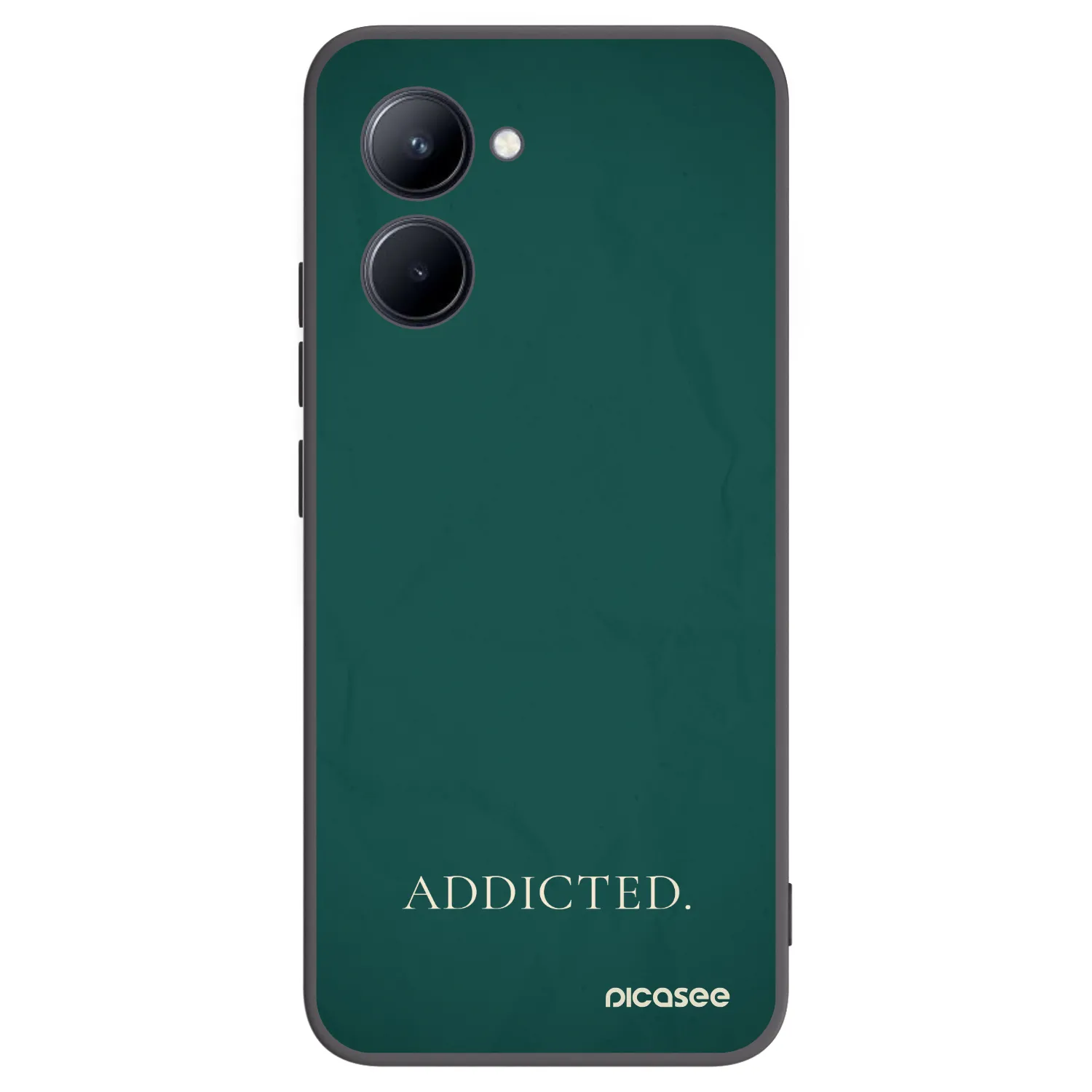 Picasee crna silikonska maskica za Realme C33 (2023) - Addicted