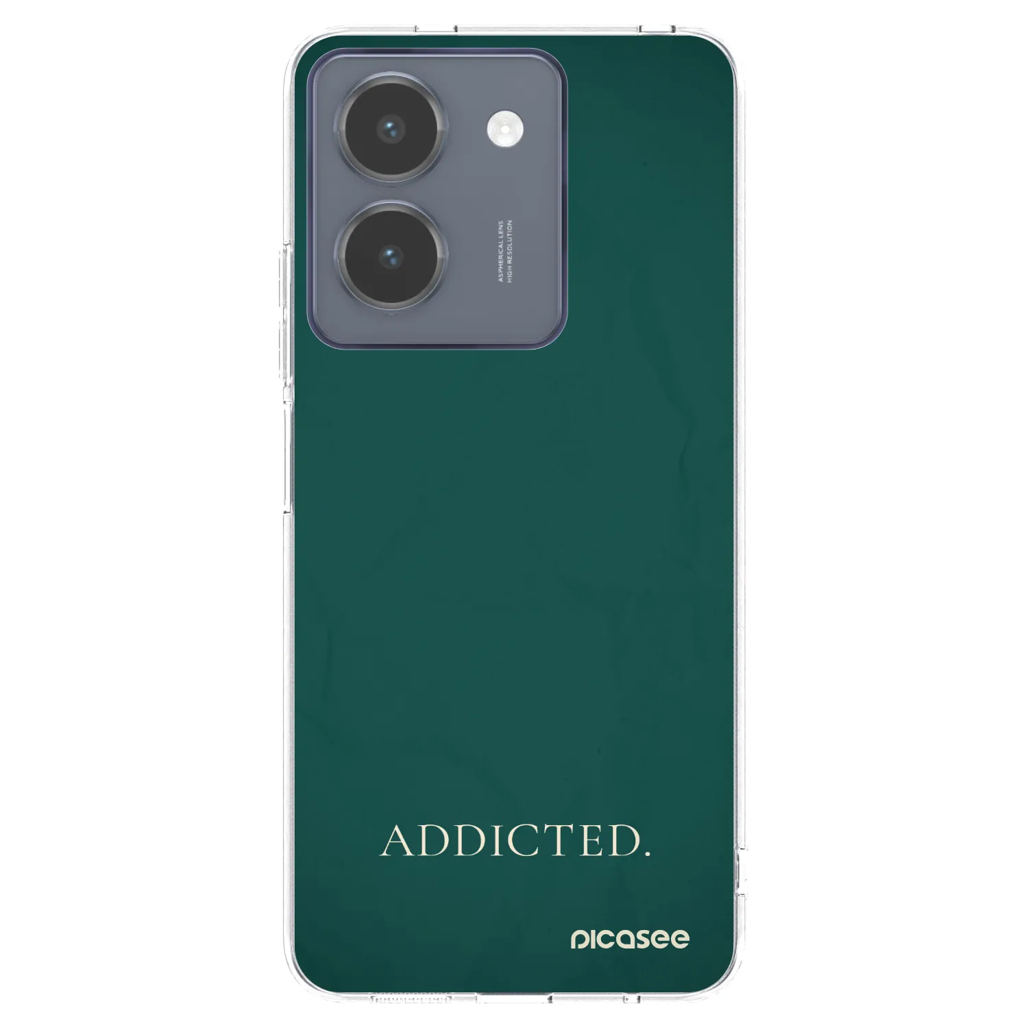 Picasee silikonska prozirna maskica za Vivo Y36 4G - Addicted