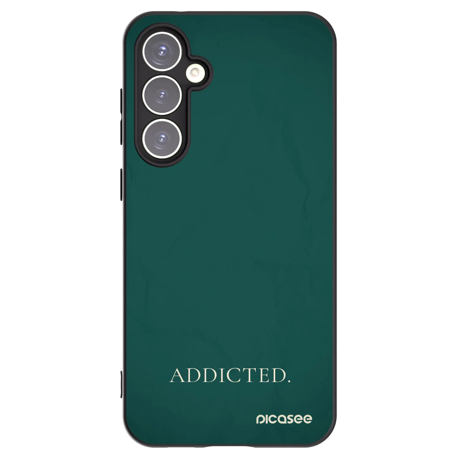 Picasee crna silikonska maskica za Samsung Galaxy S23 FE S711B - Addicted