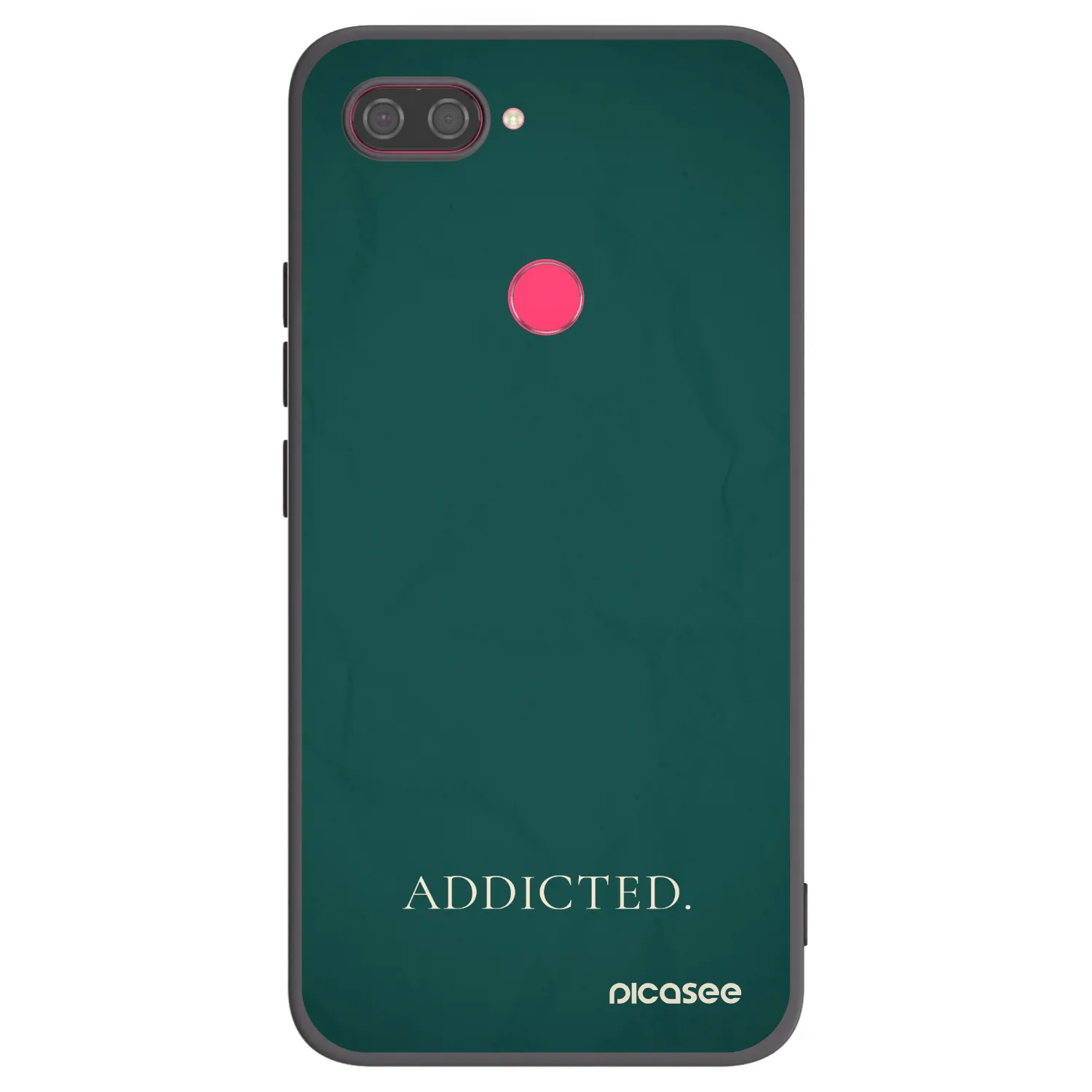 Picasee crna silikonska maskica za Xiaomi Mi 8 Lite - Addicted