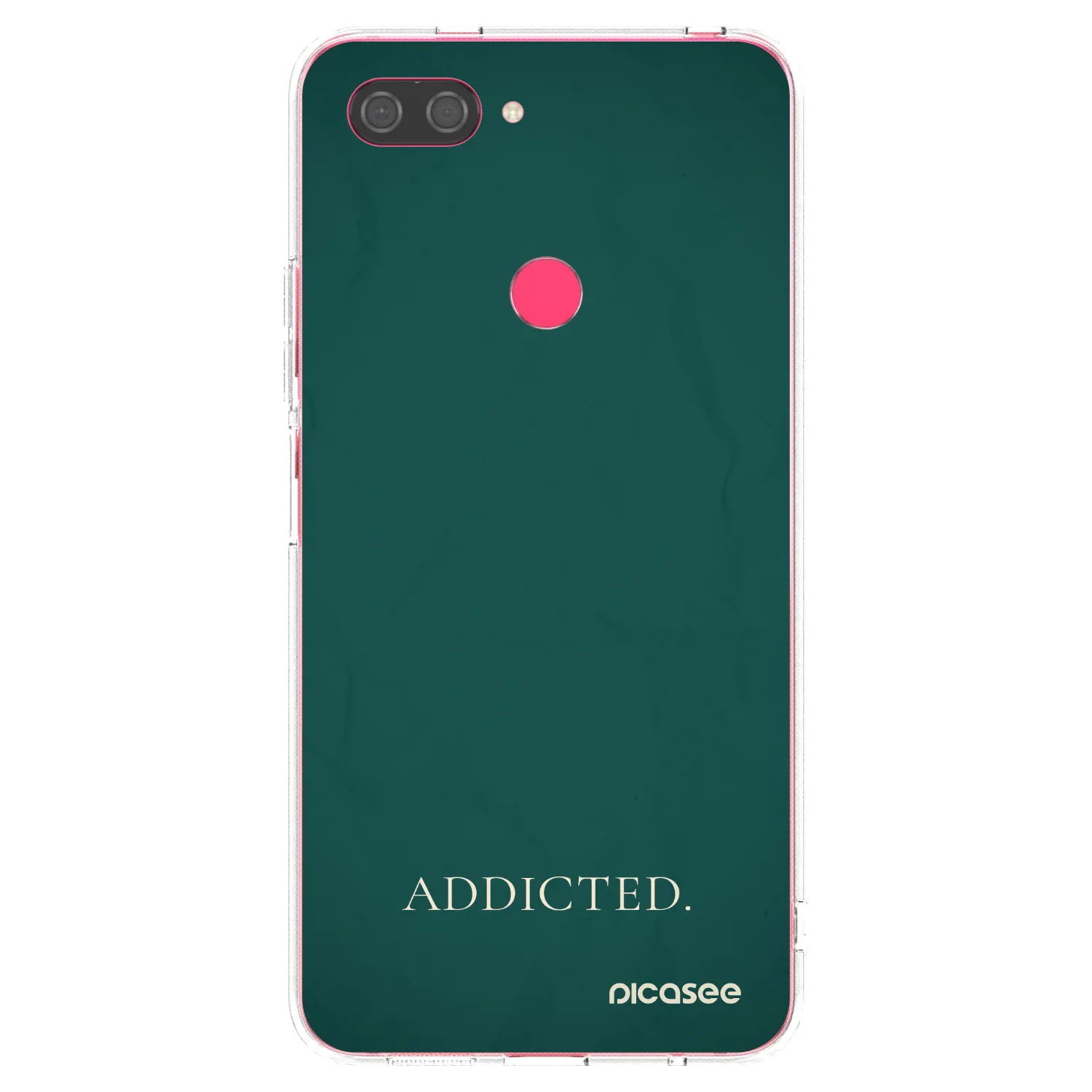 Picasee silikonska prozirna maskica za Xiaomi Mi 8 Lite - Addicted