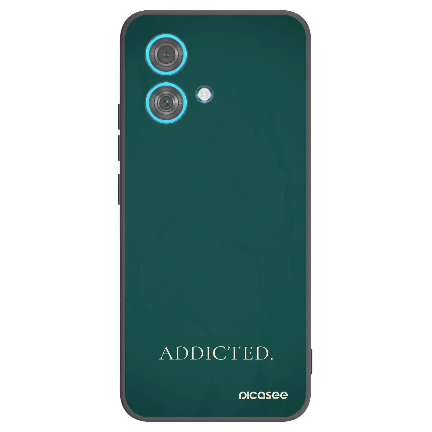 Picasee crna silikonska maskica za Motorola Edge 40 Neo - Addicted