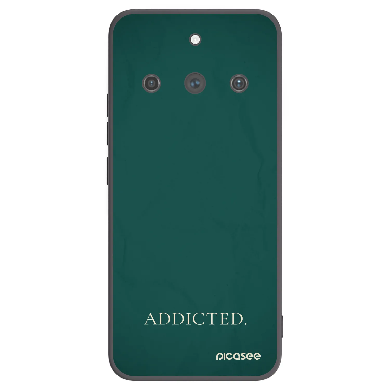 Picasee crna silikonska maskica za Realme 11 Pro+ - Addicted