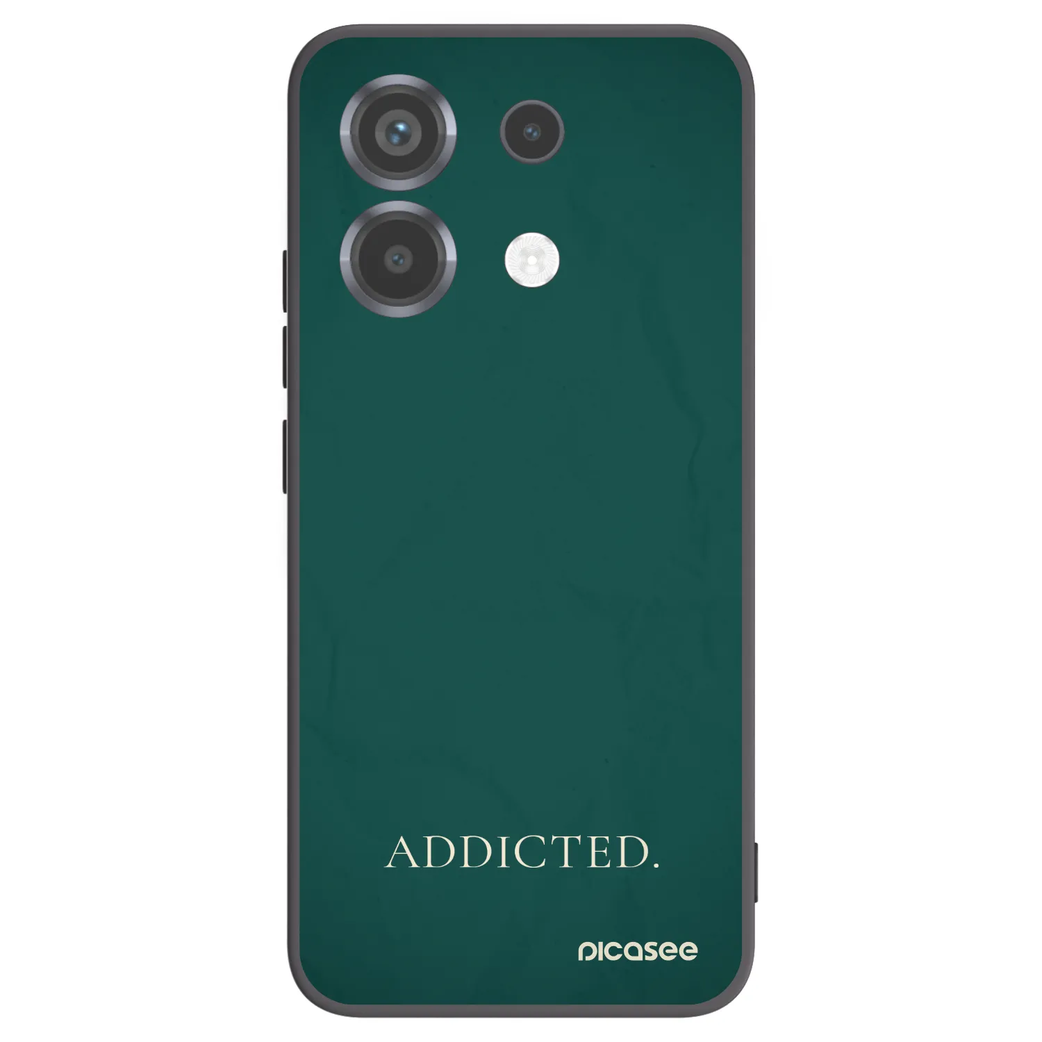 Picasee crna silikonska maskica za Xiaomi Poco X6 - Addicted