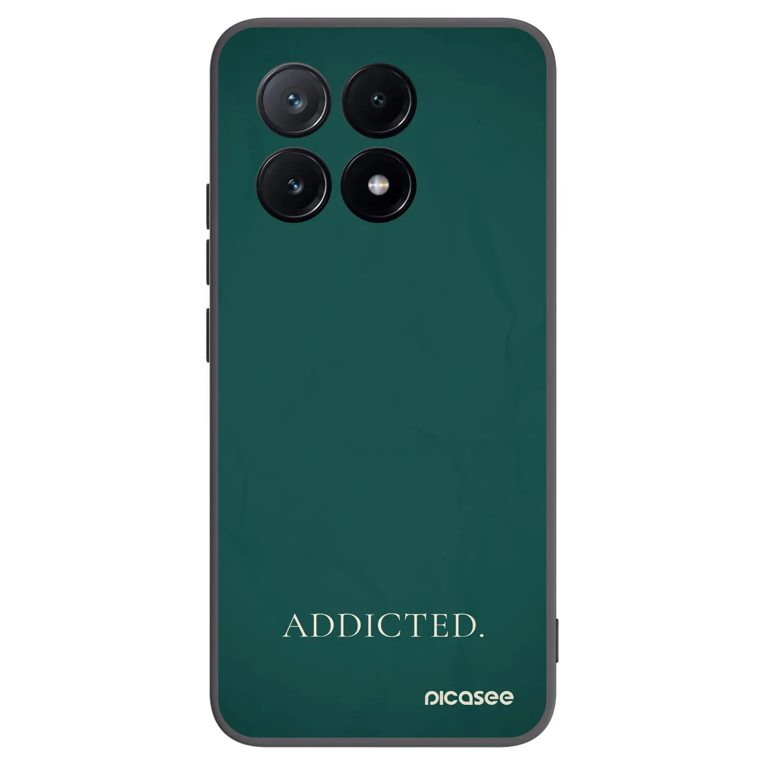 Picasee crna silikonska maskica za Xiaomi Poco X6 Pro - Addicted