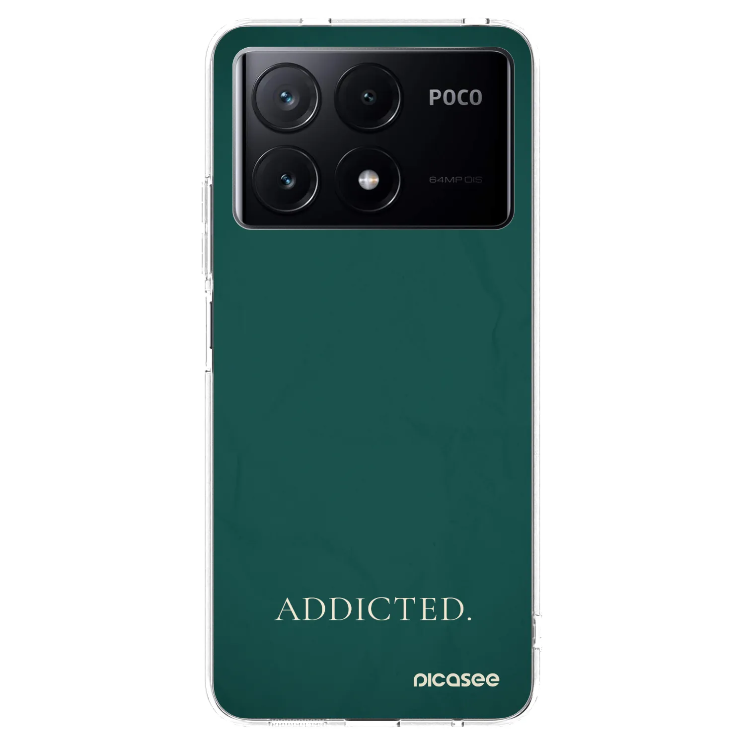 Picasee silikonska prozirna maskica za Xiaomi Poco X6 Pro - Addicted