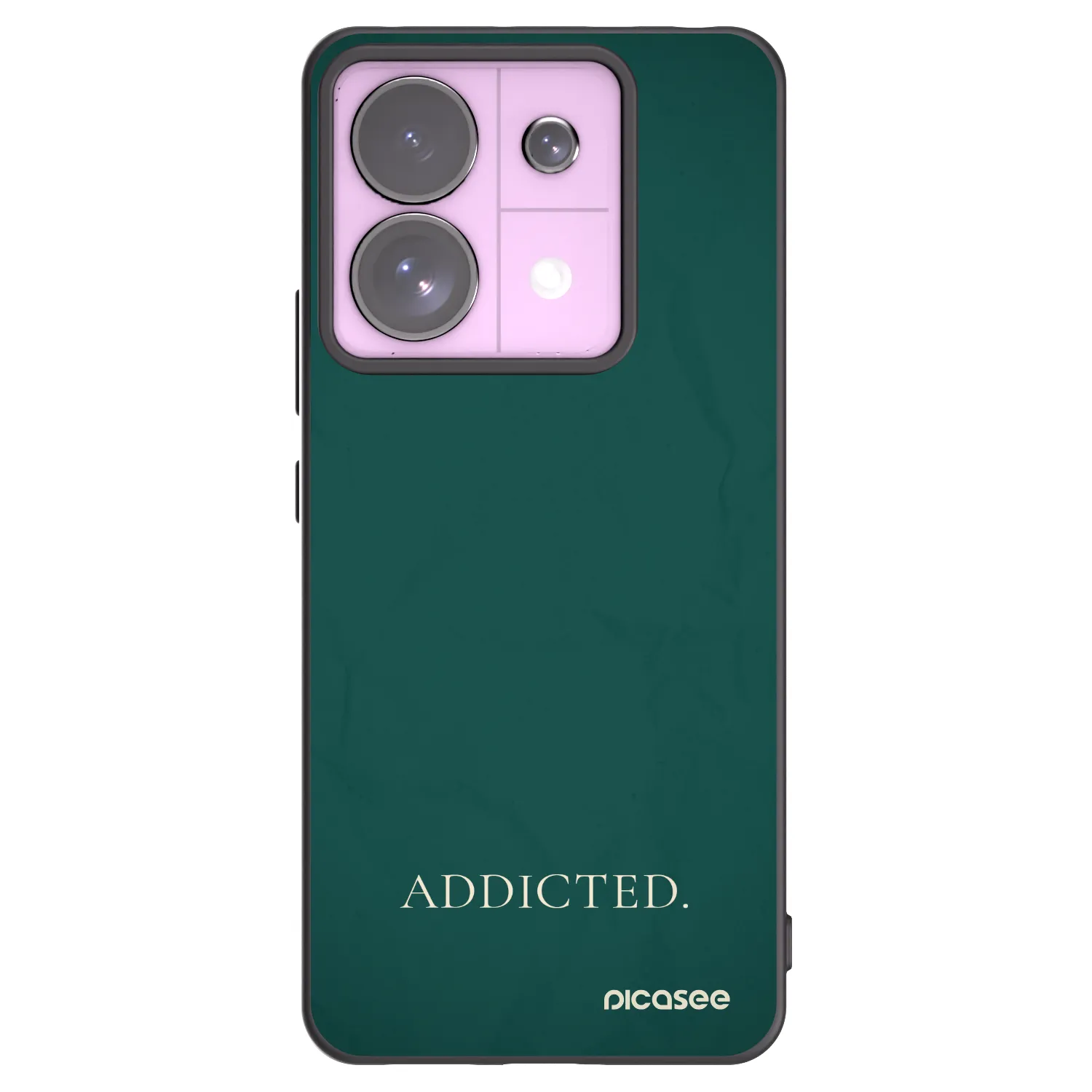 Picasee crna silikonska maskica za Xiaomi Redmi Note 13 Pro 5G - Addicted