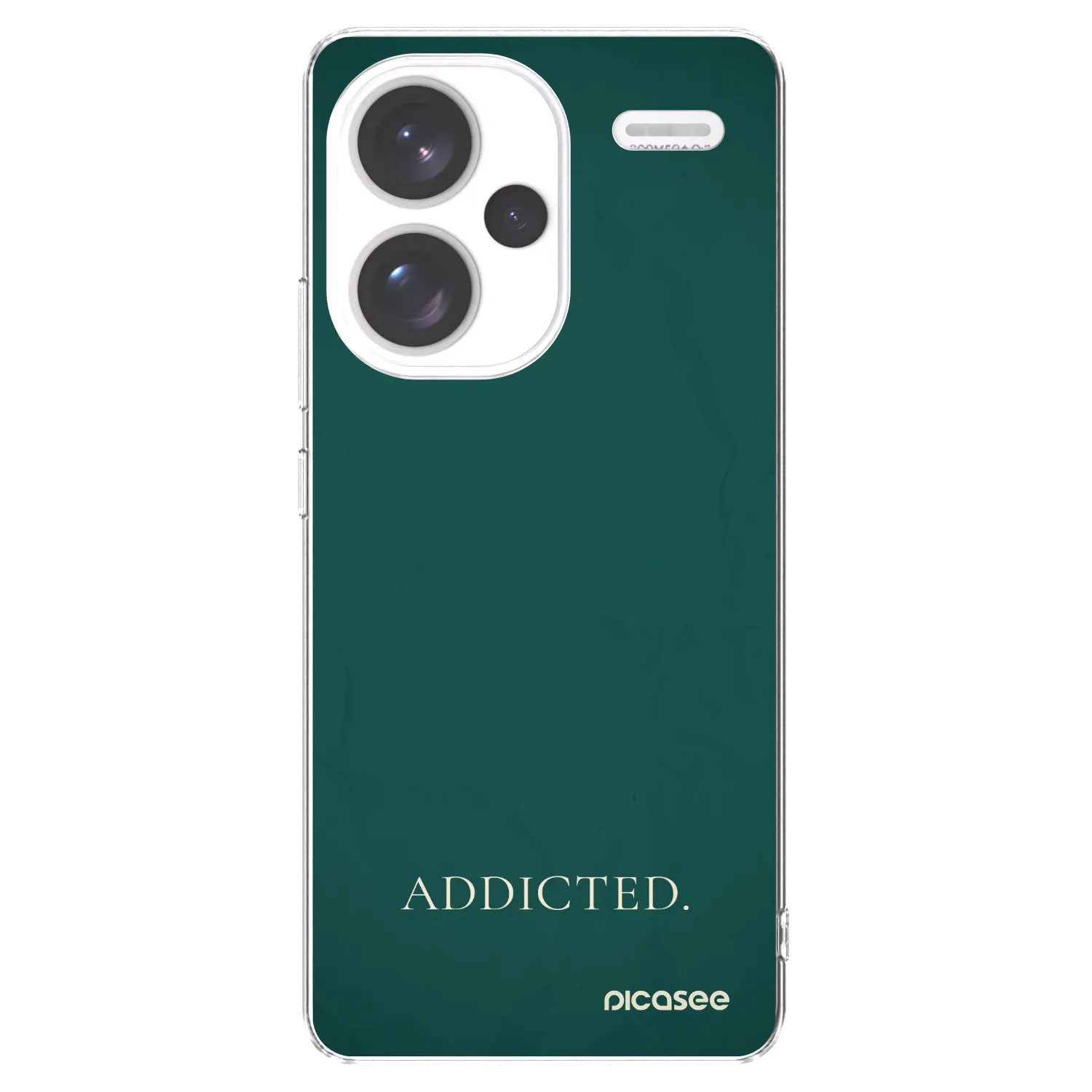 Picasee silikonska prozirna maskica za Xiaomi Redmi Note 13 Pro+ 5G - Addicted