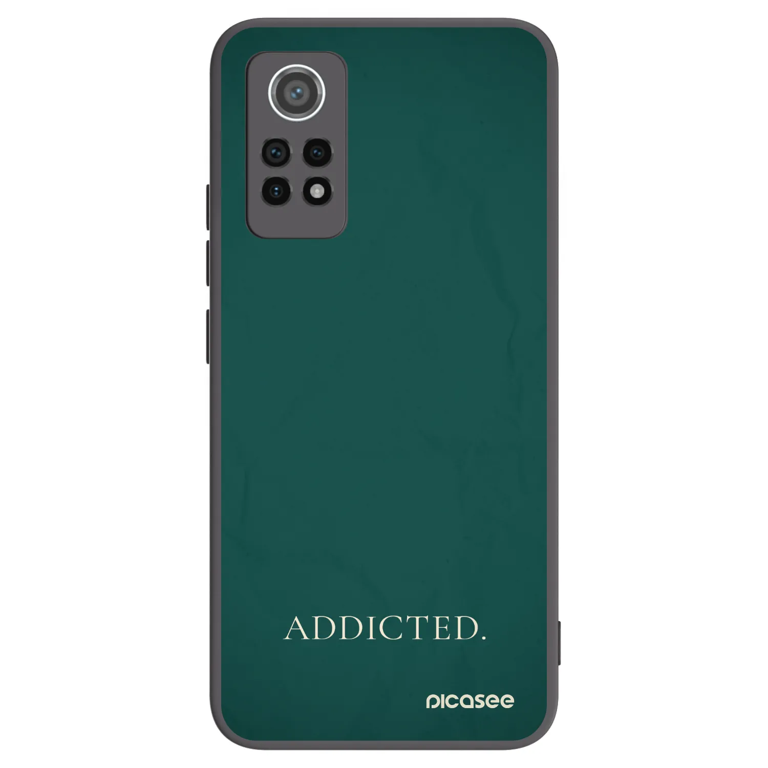 Picasee crna silikonska maskica za Xiaomi Redmi Note 12 Pro 4G - Addicted