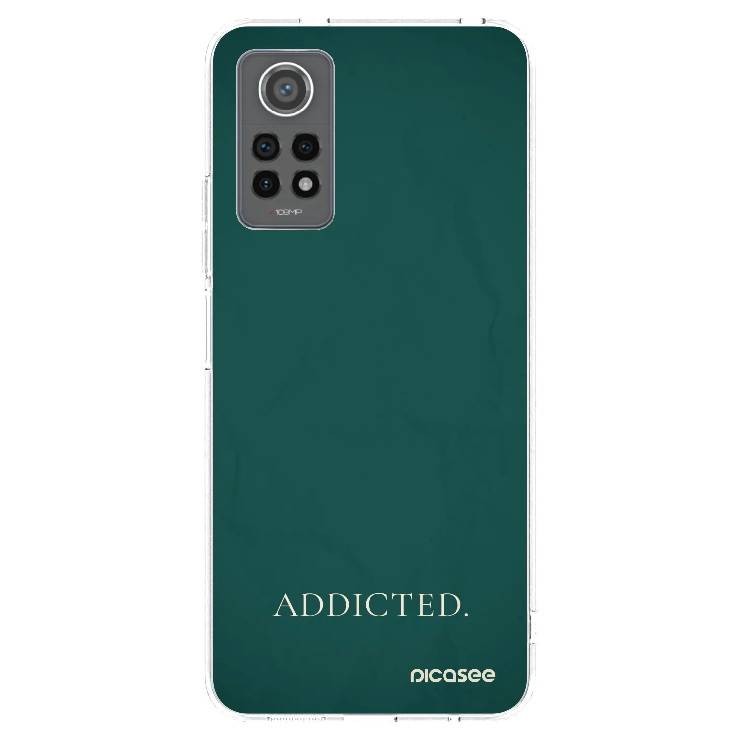 Picasee silikonska prozirna maskica za Xiaomi Redmi Note 12 Pro 4G - Addicted