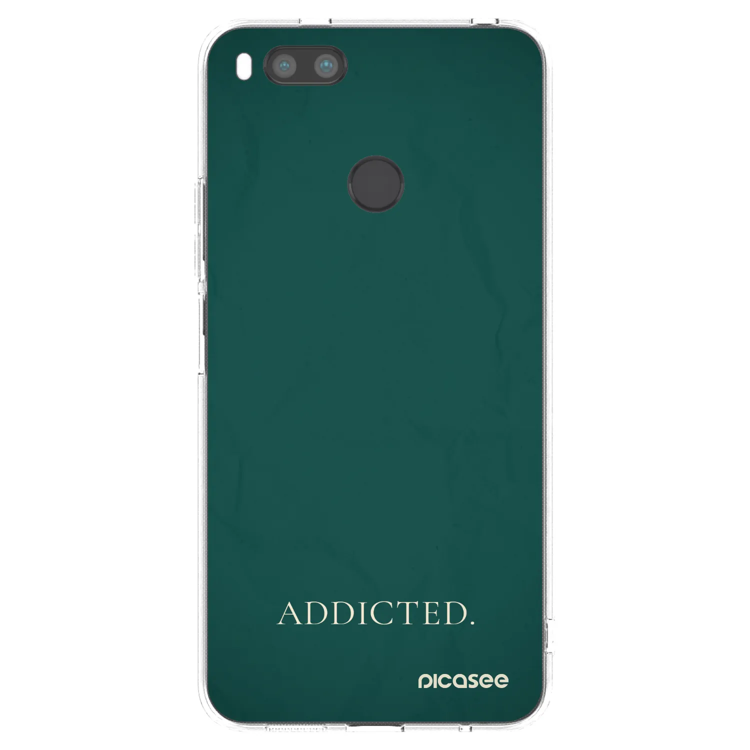 Picasee silikonska prozirna maskica za Xiaomi Mi A1 Global - Addicted