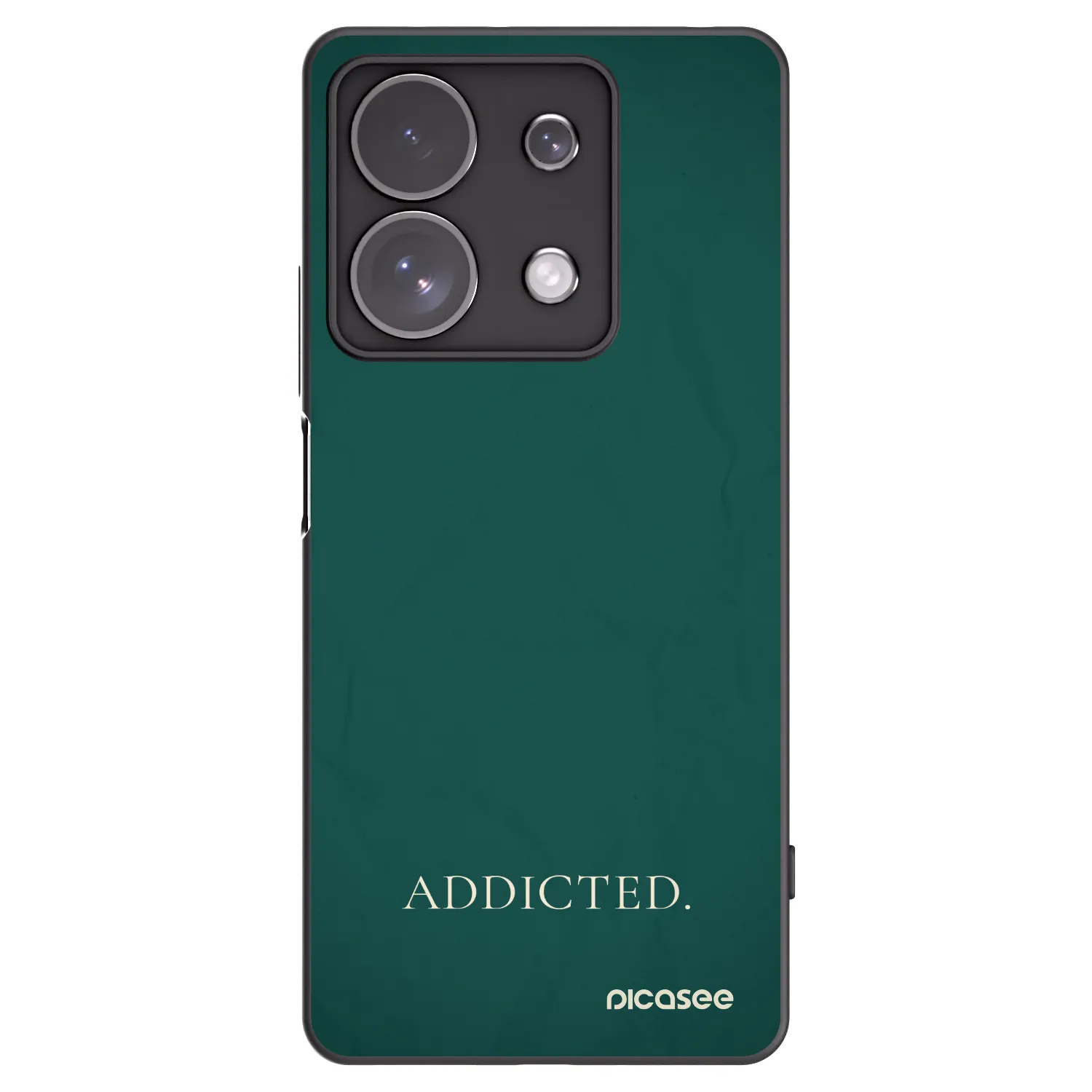 Picasee crna silikonska maskica za Xiaomi Redmi Note 13 Pro 4G - Addicted