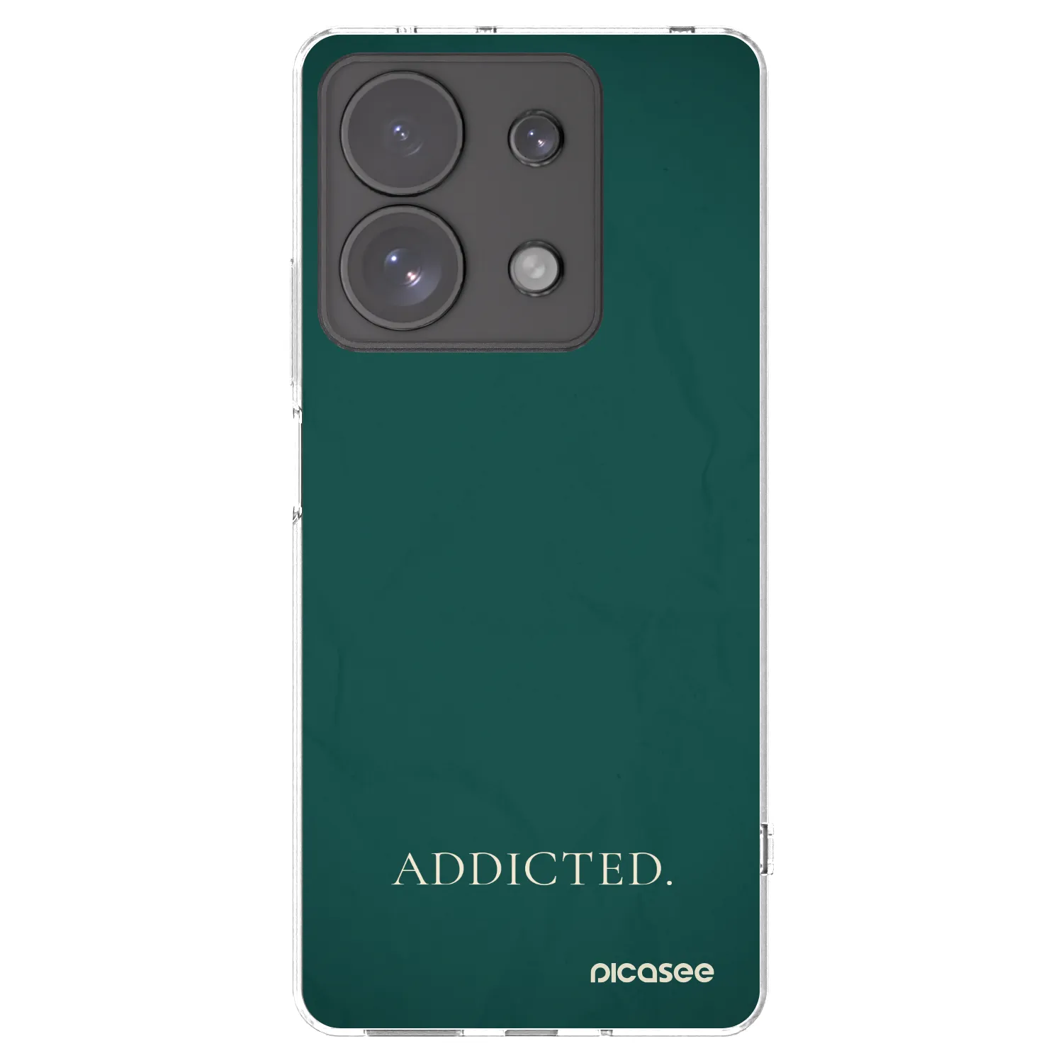 Picasee silikonska prozirna maskica za Xiaomi Redmi Note 13 Pro 4G - Addicted