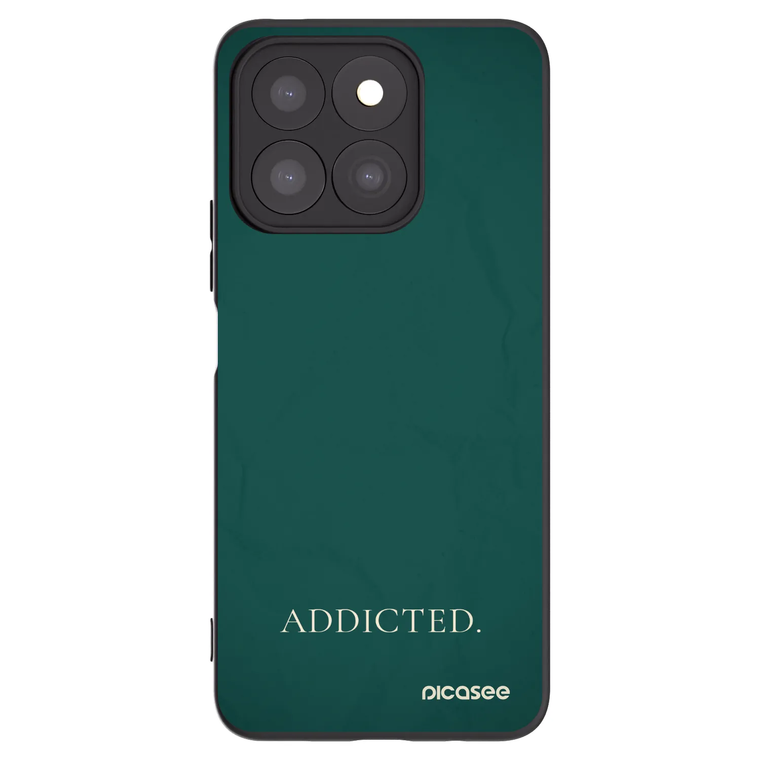 Picasee crna silikonska maskica za Honor X8b - Addicted
