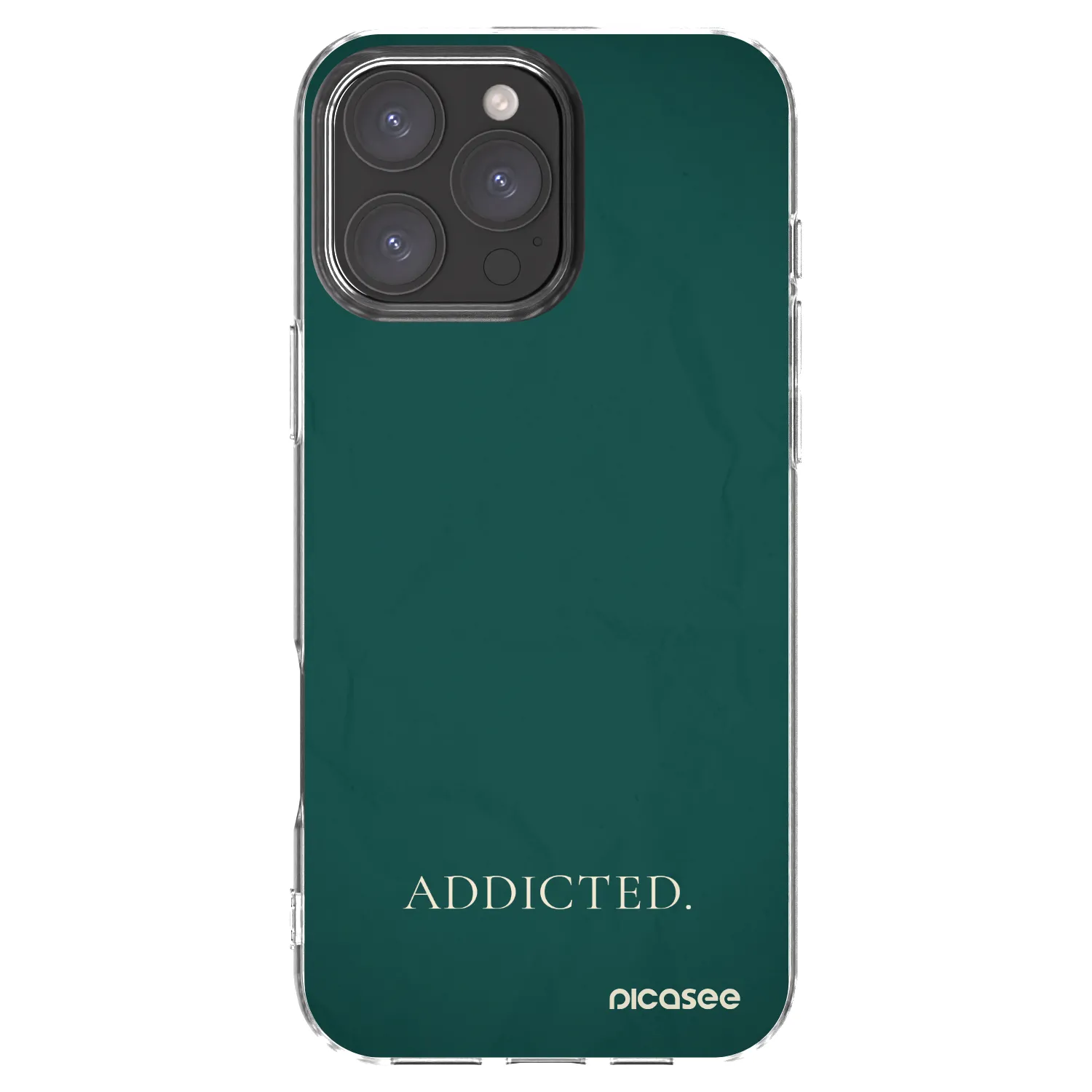 Picasee silikonska prozirna maskica za Apple iPhone 16 Pro Max - Addicted