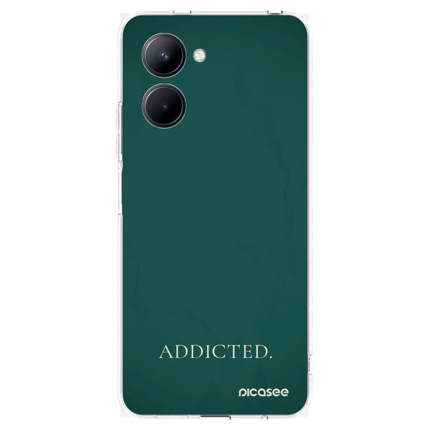 Picasee silikonska prozirna maskica za Realme C33 (2023) - Addicted
