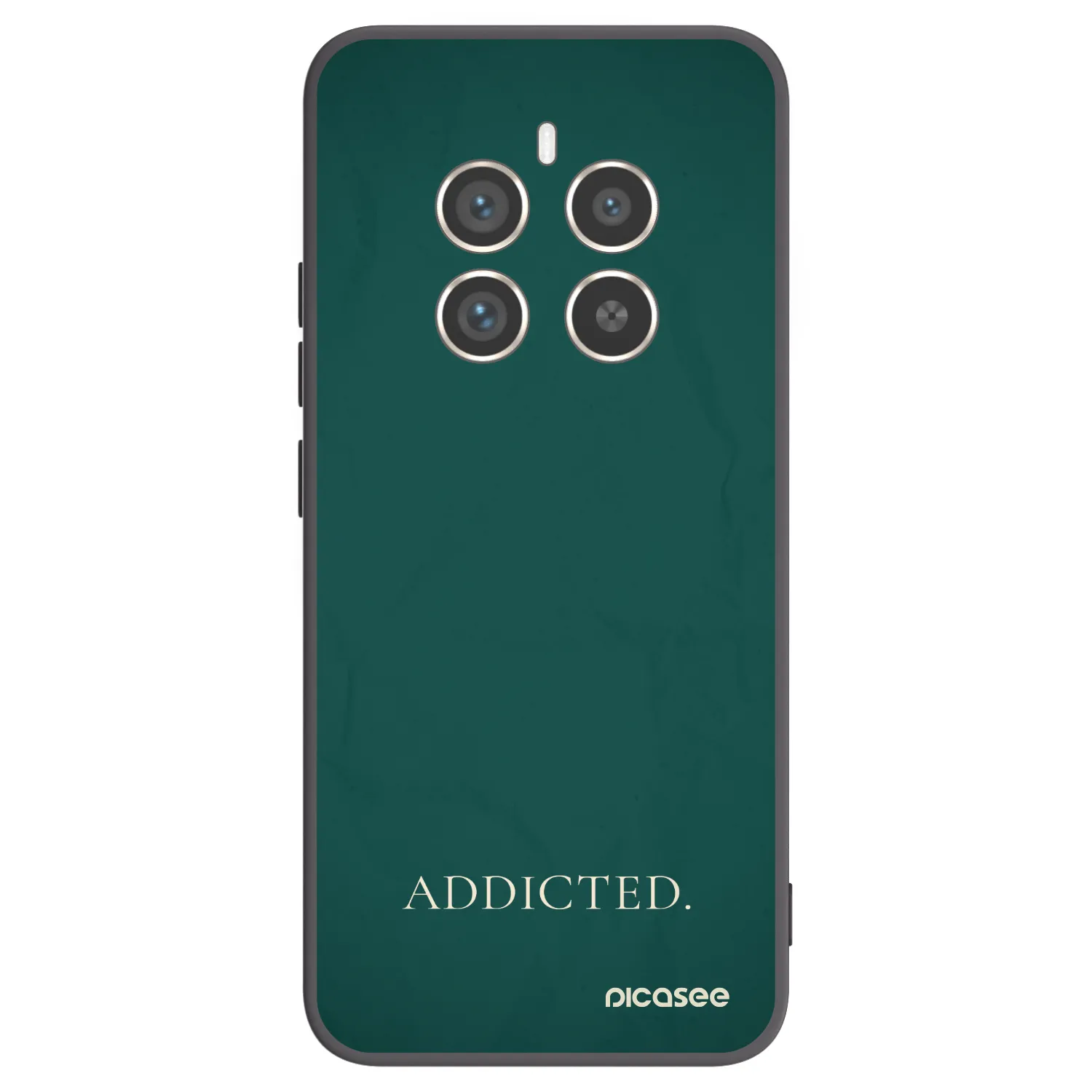 Picasee crna silikonska maskica za Realme 12 Pro 5G - Addicted